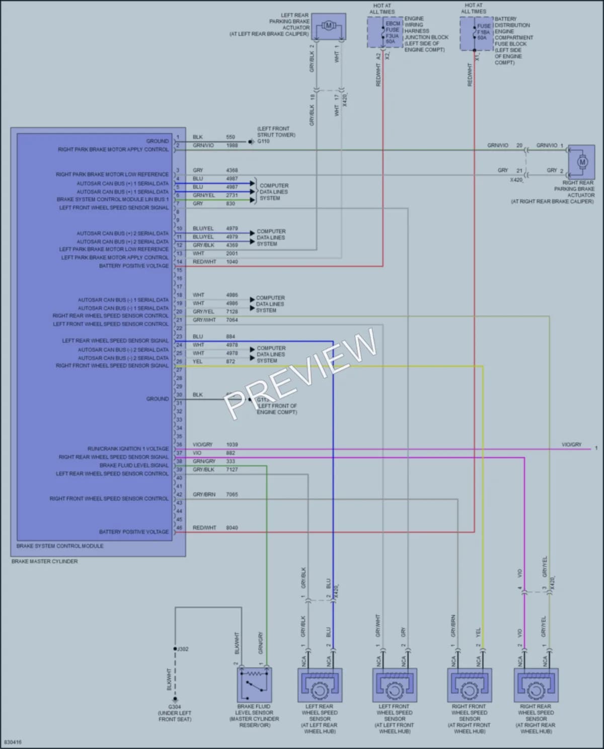 2023 Buick Envision Anti Lock Brakes wiring diagram preview