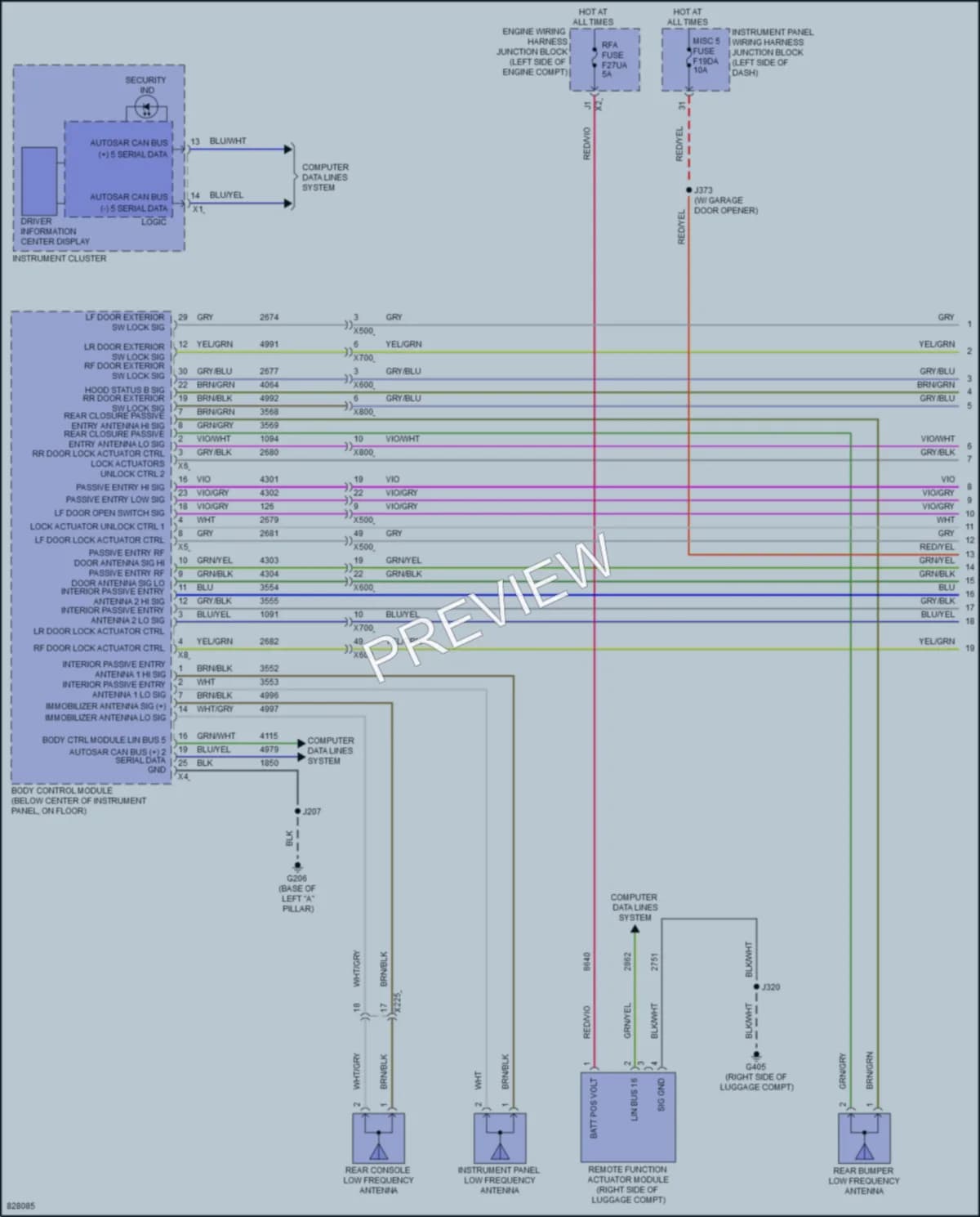 2023 Buick Envision Anti Theft wiring diagram preview