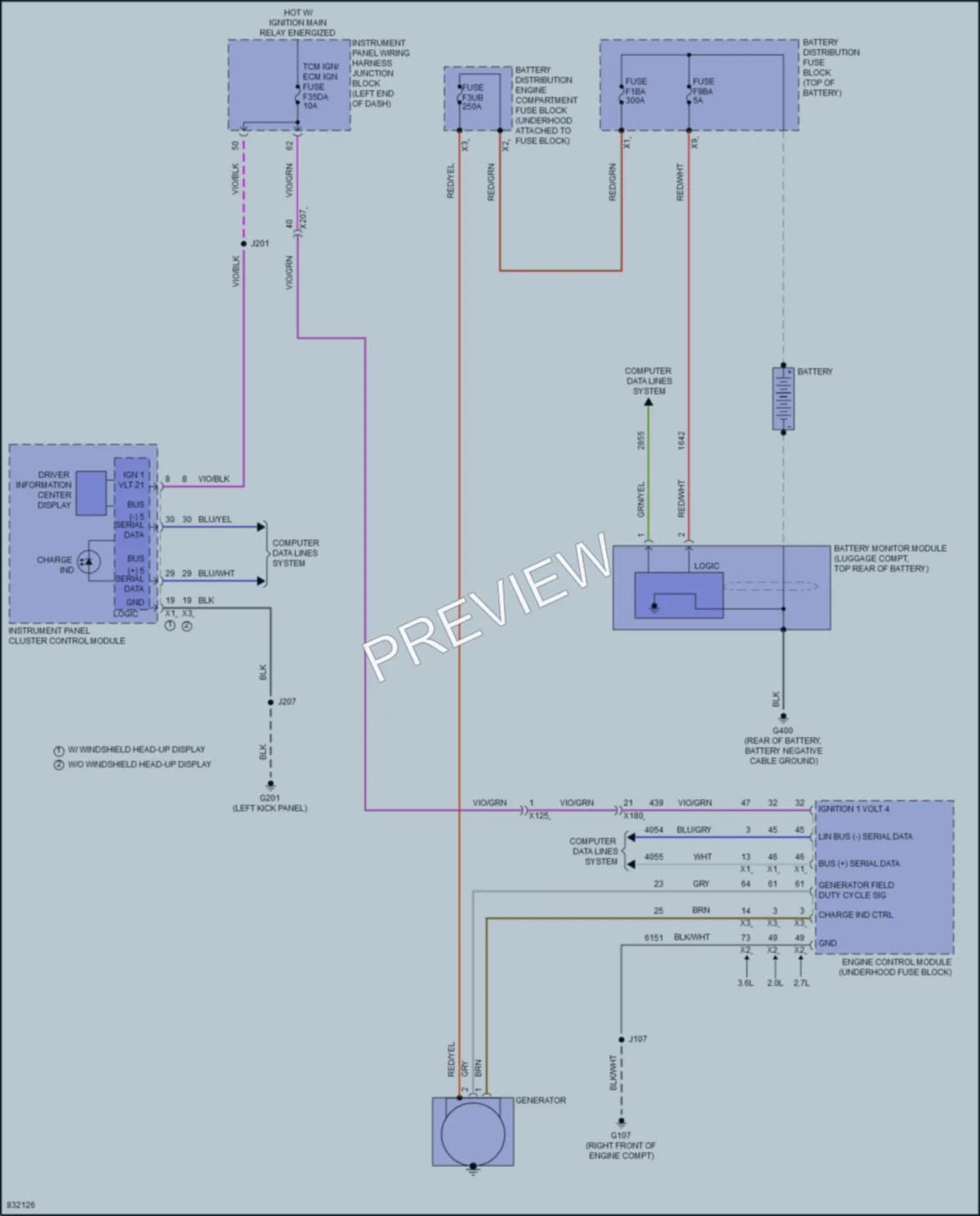 2023 Cadillac CT4 Starting Charging wiring diagram preview