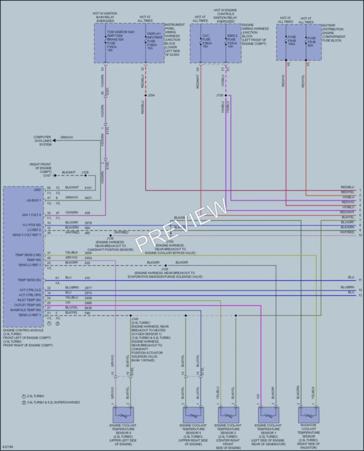 2023 Cadillac CT5 Cooling Fan wiring diagram preview