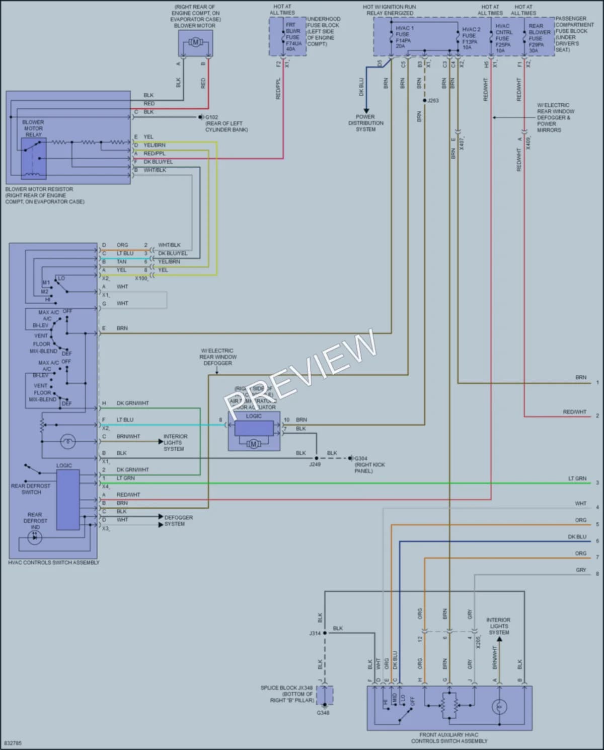 2023 Chevrolet 3500Express Air Conditioning wiring diagram preview