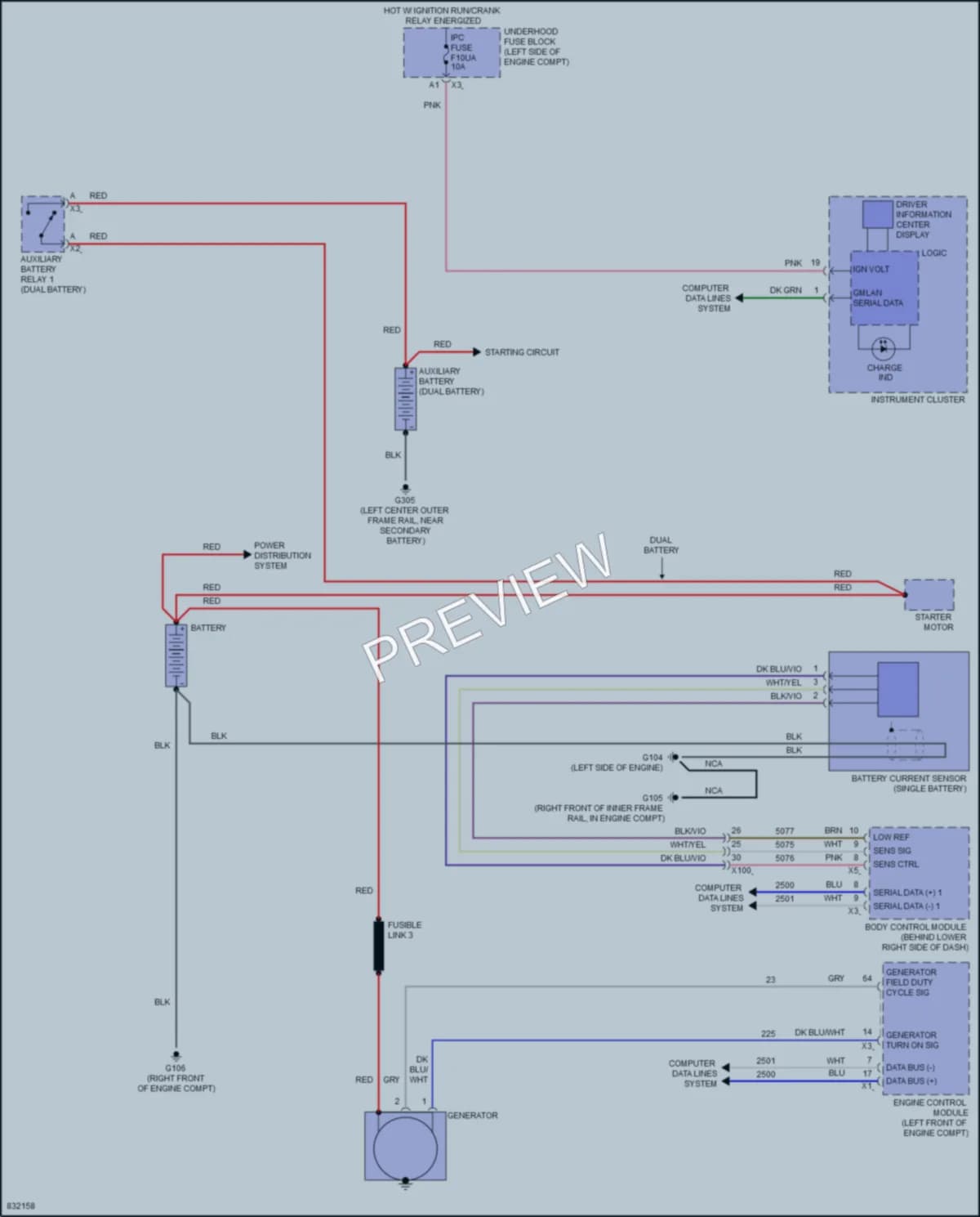 2023 Chevrolet 3500Express Starting Charging wiring diagram preview