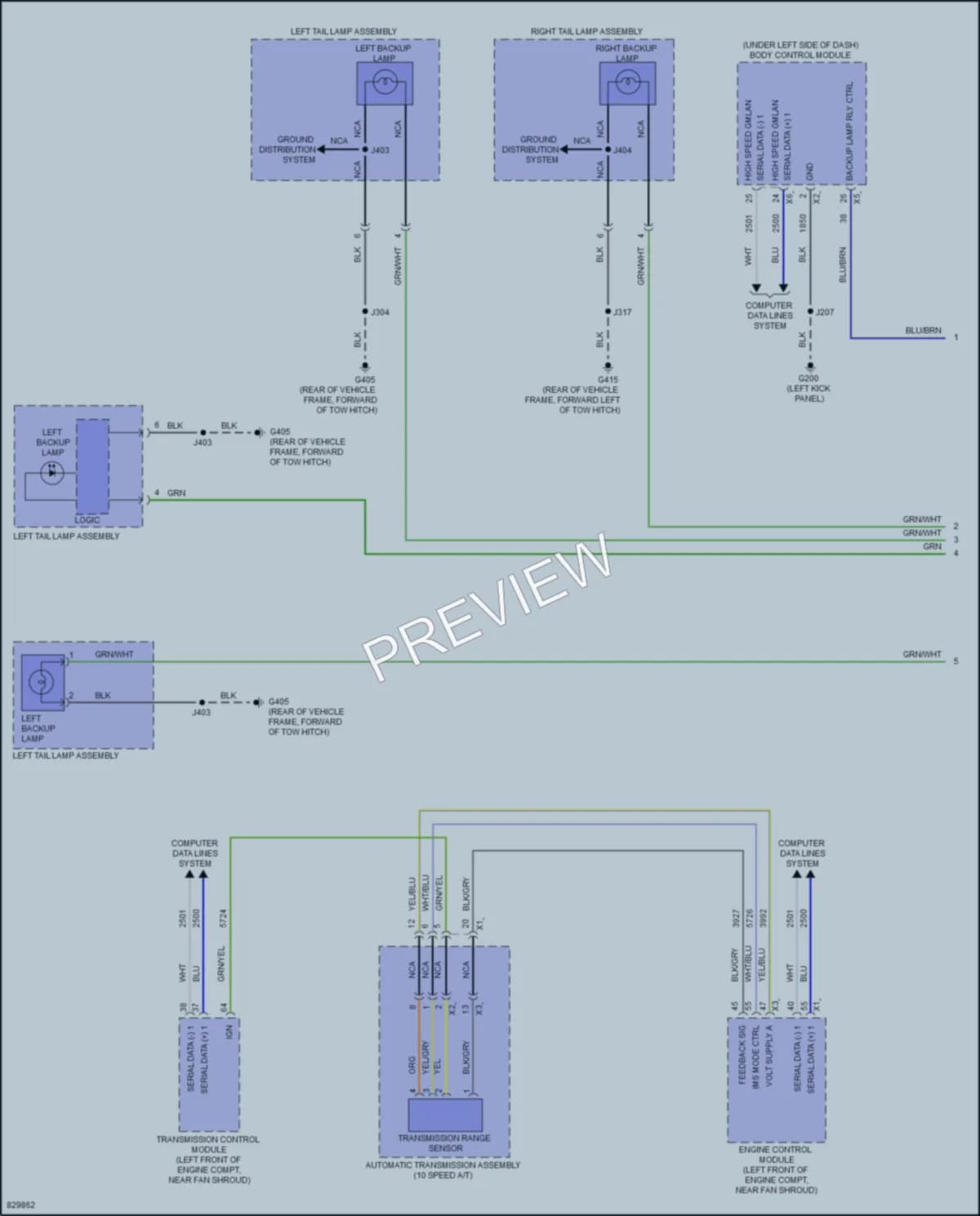 2023 Chevrolet 3500HDSilverado Exterior Lights wiring diagram preview