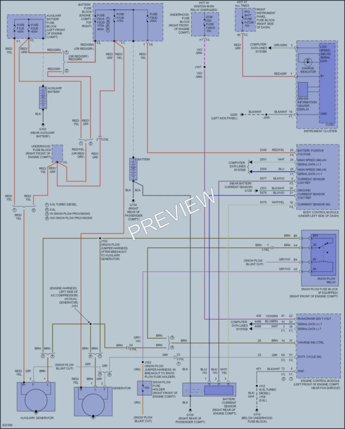 2023 Chevrolet 3500HDSilverado Starting Charging wiring diagram preview