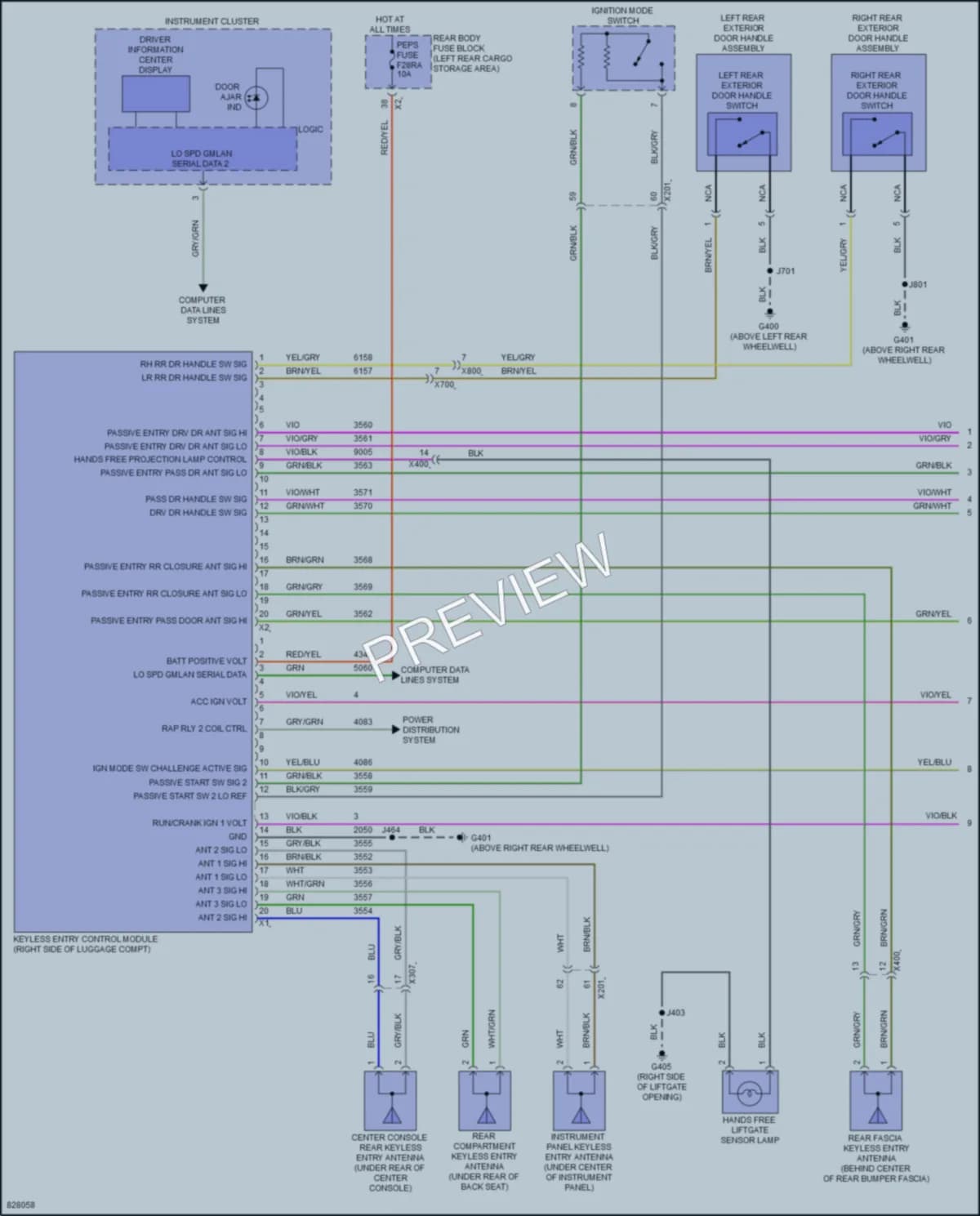 2023 Chevrolet Blazer Anti Theft wiring diagram preview