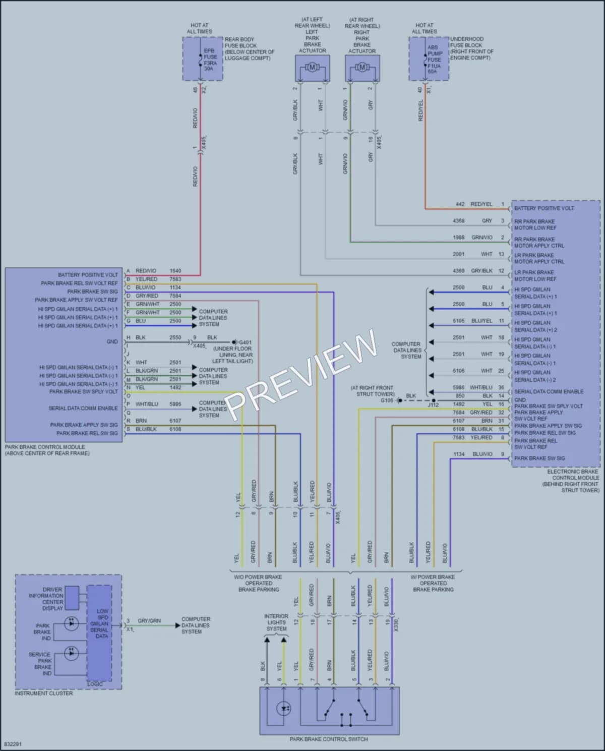 2023 Chevrolet Camaro Shift Interlock wiring diagram preview