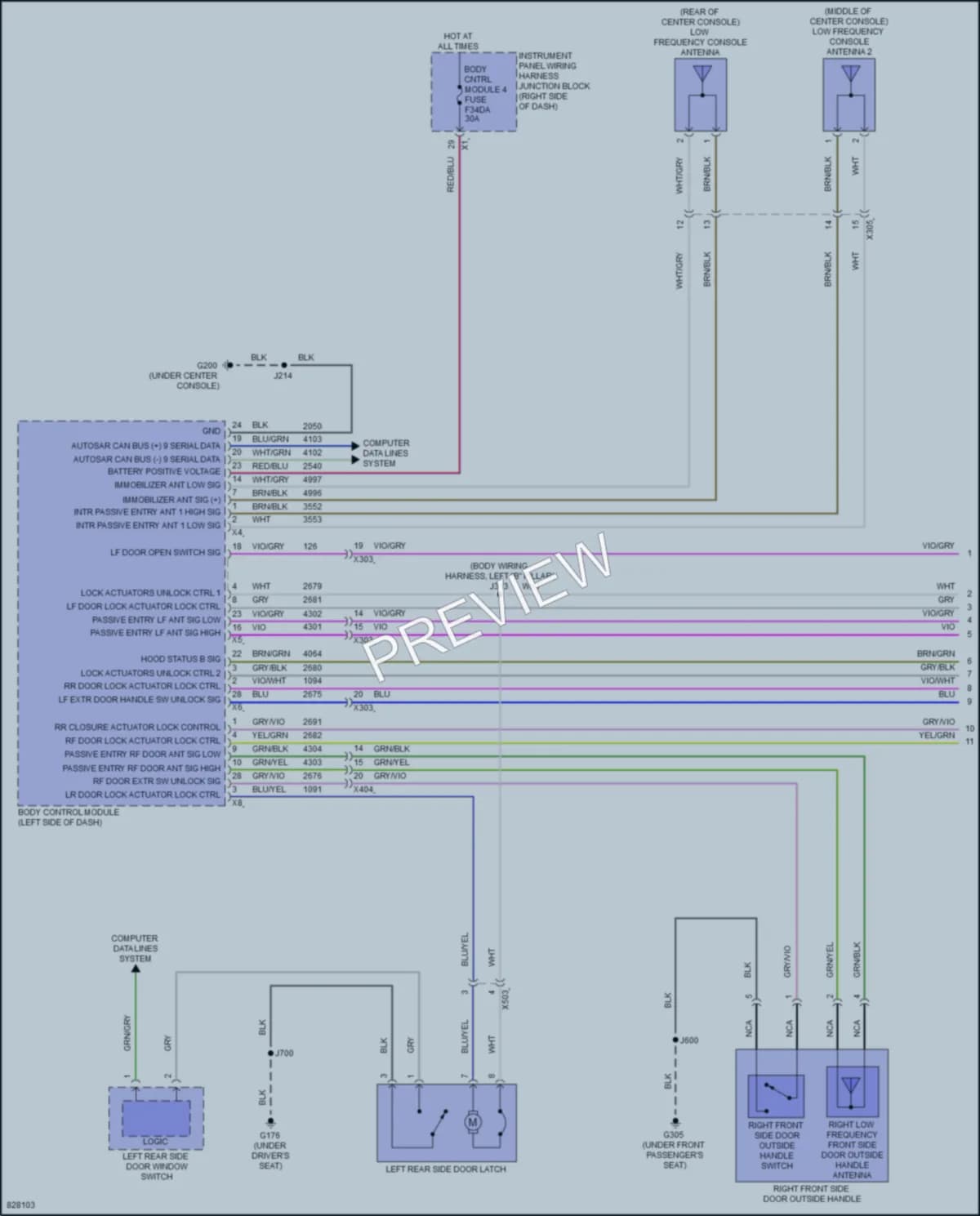 2023 Chevrolet Colorado Anti Theft wiring diagram preview