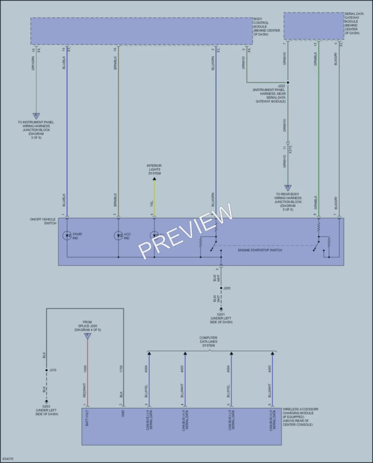 2023 Chevrolet CorvetteStingray Power Distribution wiring diagram preview