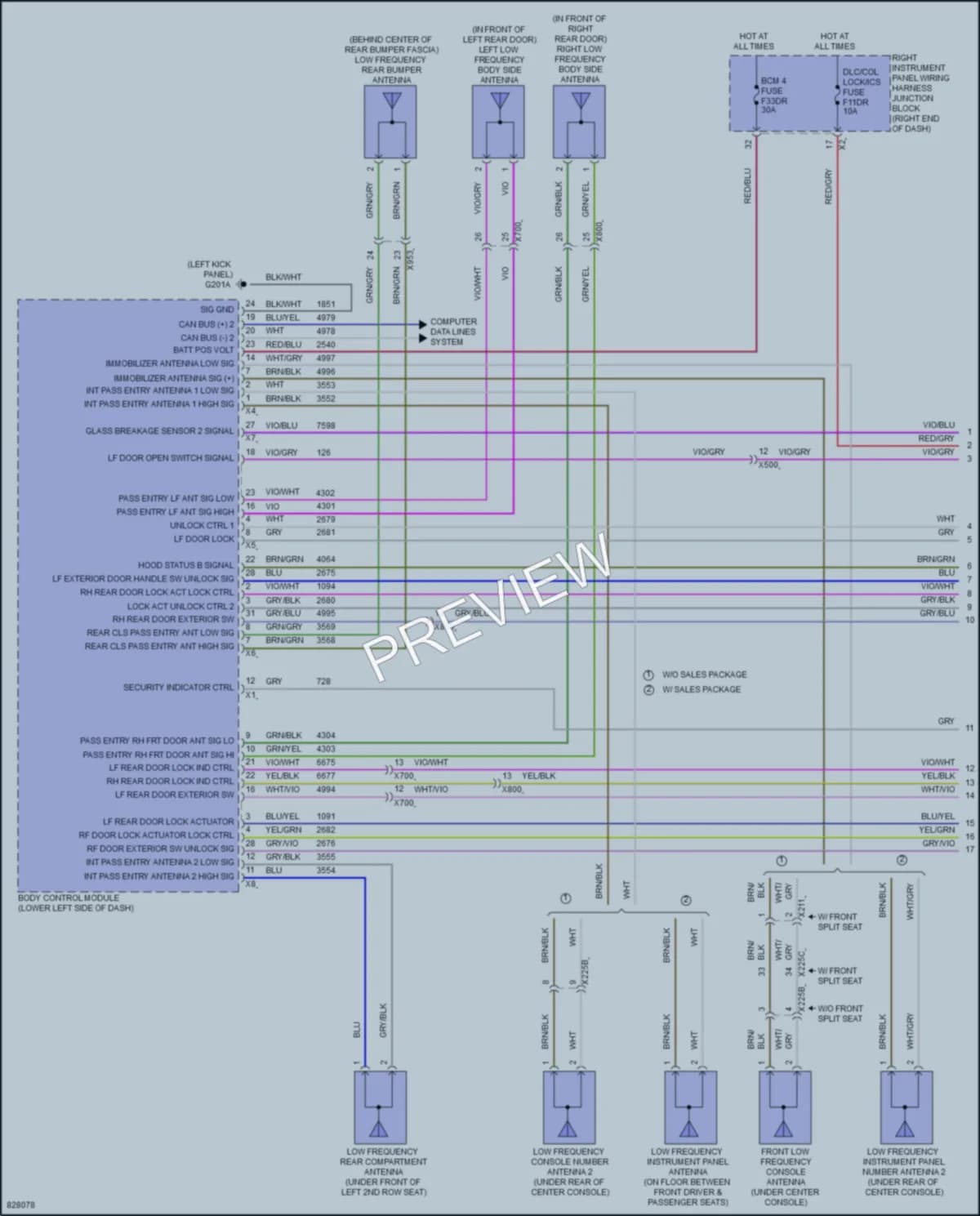 2023 Chevrolet Tahoe Anti Theft wiring diagram preview