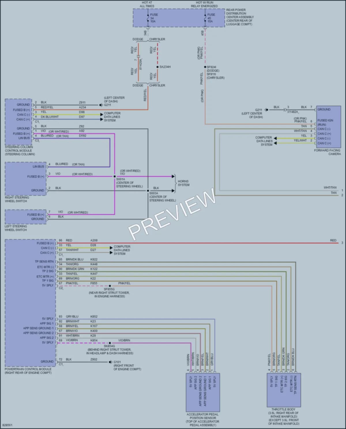 2023 Chrysler 300 Cruise Control wiring diagram preview