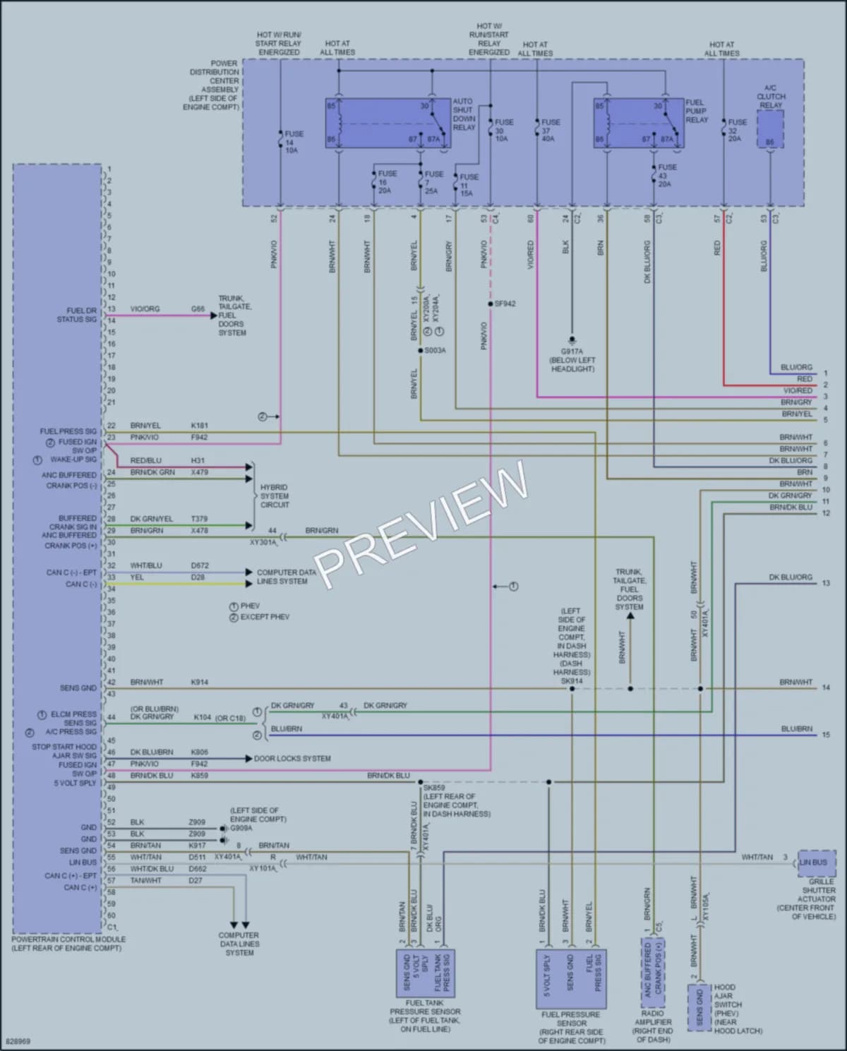2023 Chrysler PacificaNew Engine Performance wiring diagram preview