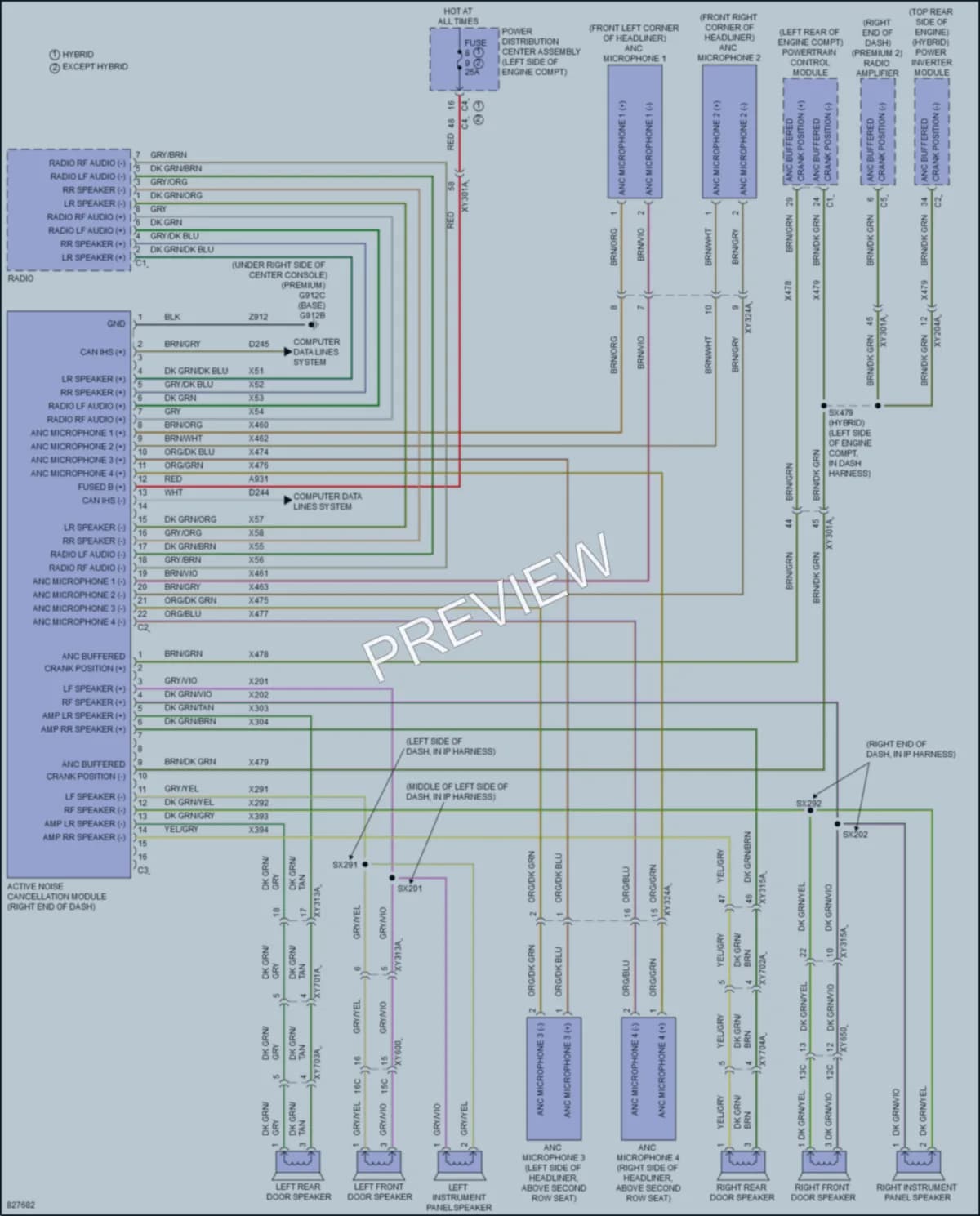 2023 Chrysler Voyager Radio wiring diagram preview