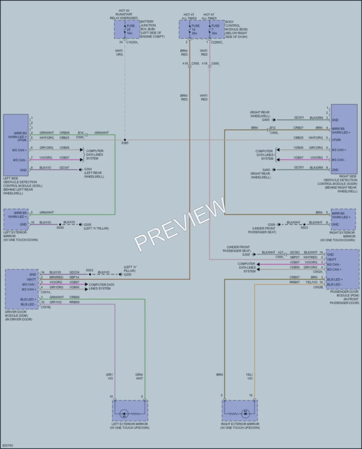 2023 Ford BroncoSport Navigation wiring diagram preview