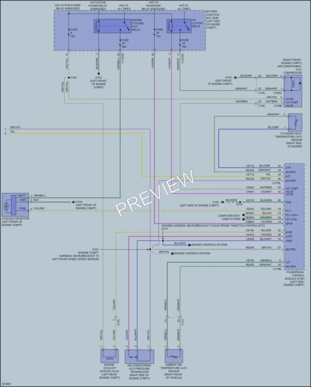 2023 Ford EscapePlugIn Air Conditioning wiring diagram preview
