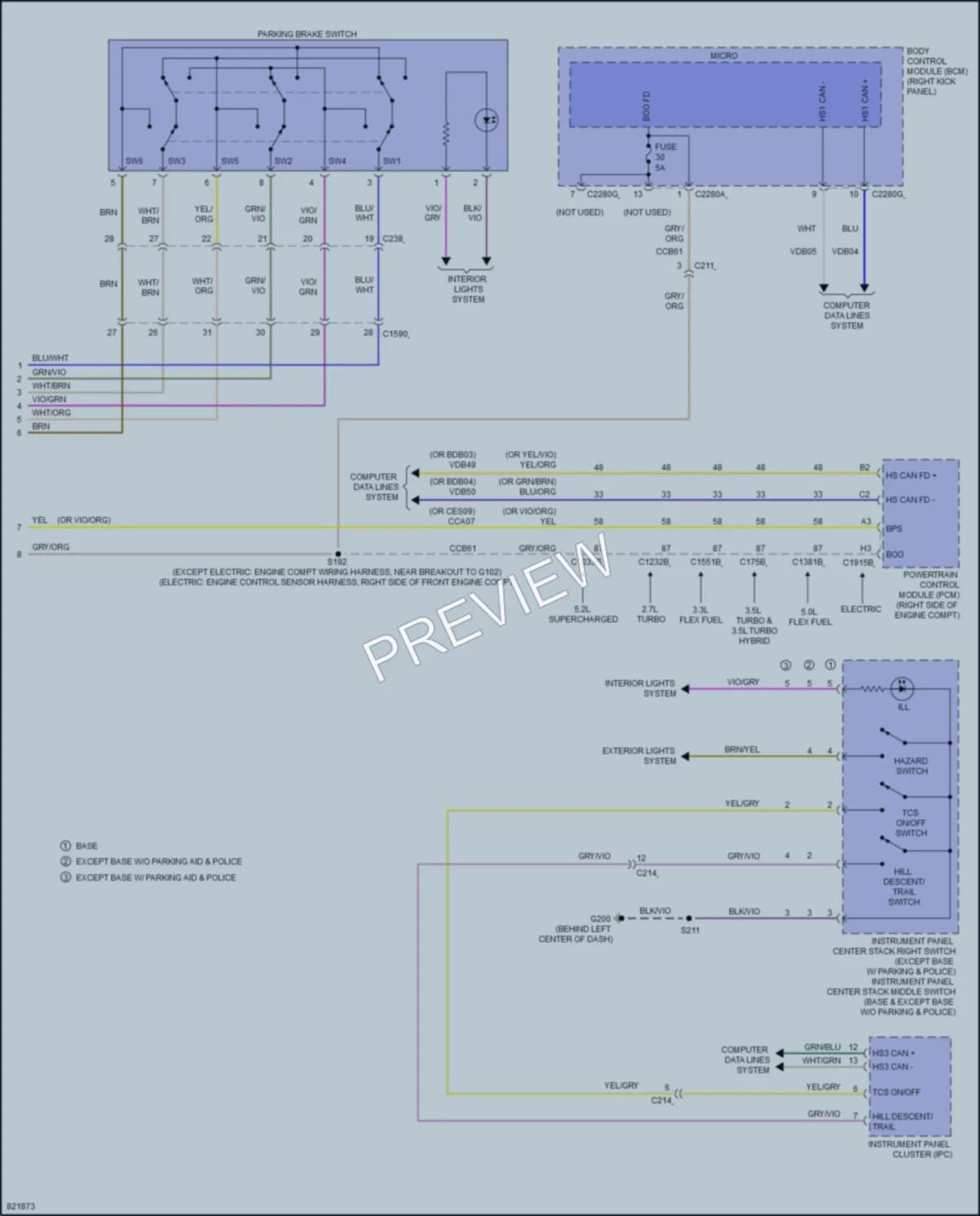 2023 Ford F150Lightning Anti Lock Brakes wiring diagram preview