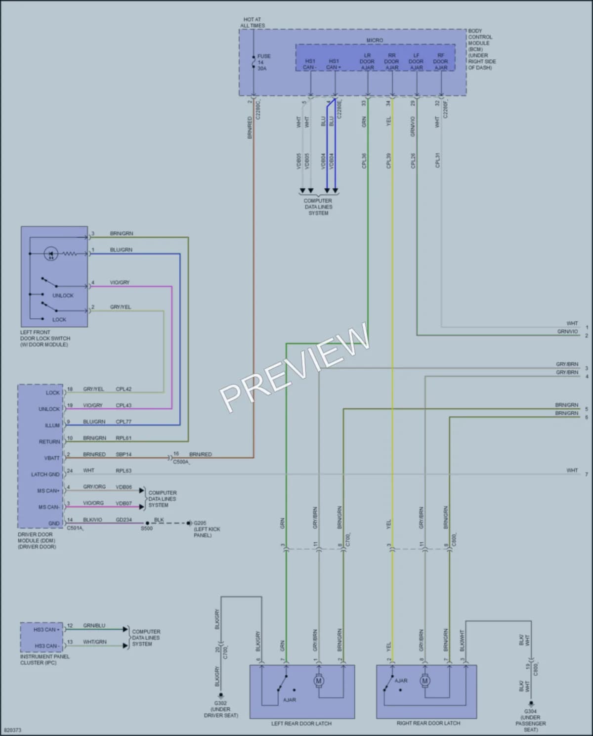 2023 Ford Maverick Anti Theft wiring diagram preview
