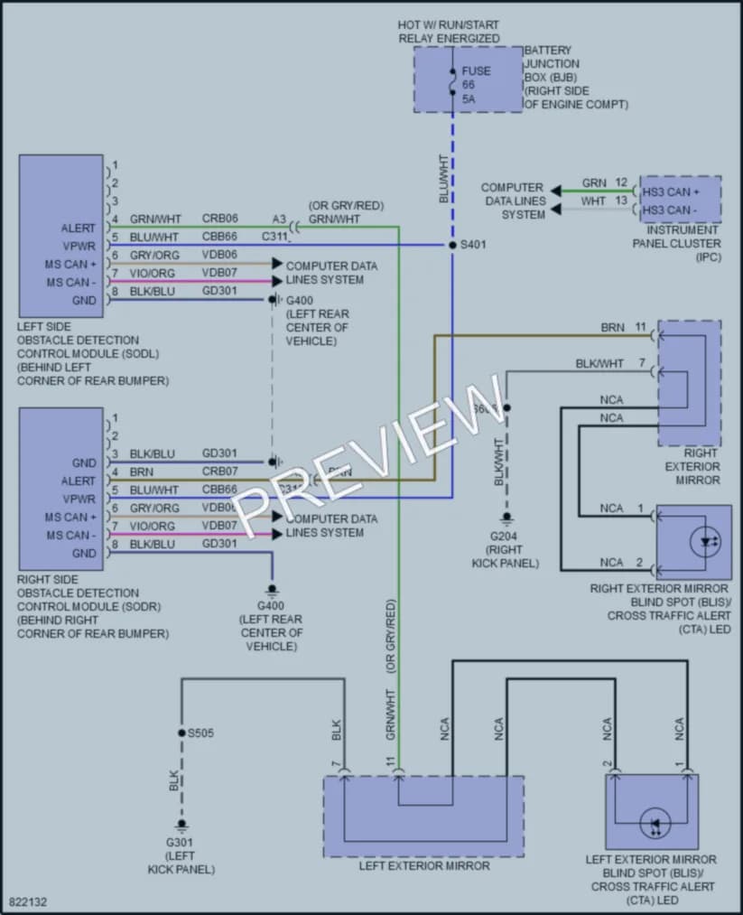 2023 Ford Mustang Navigation wiring diagram preview