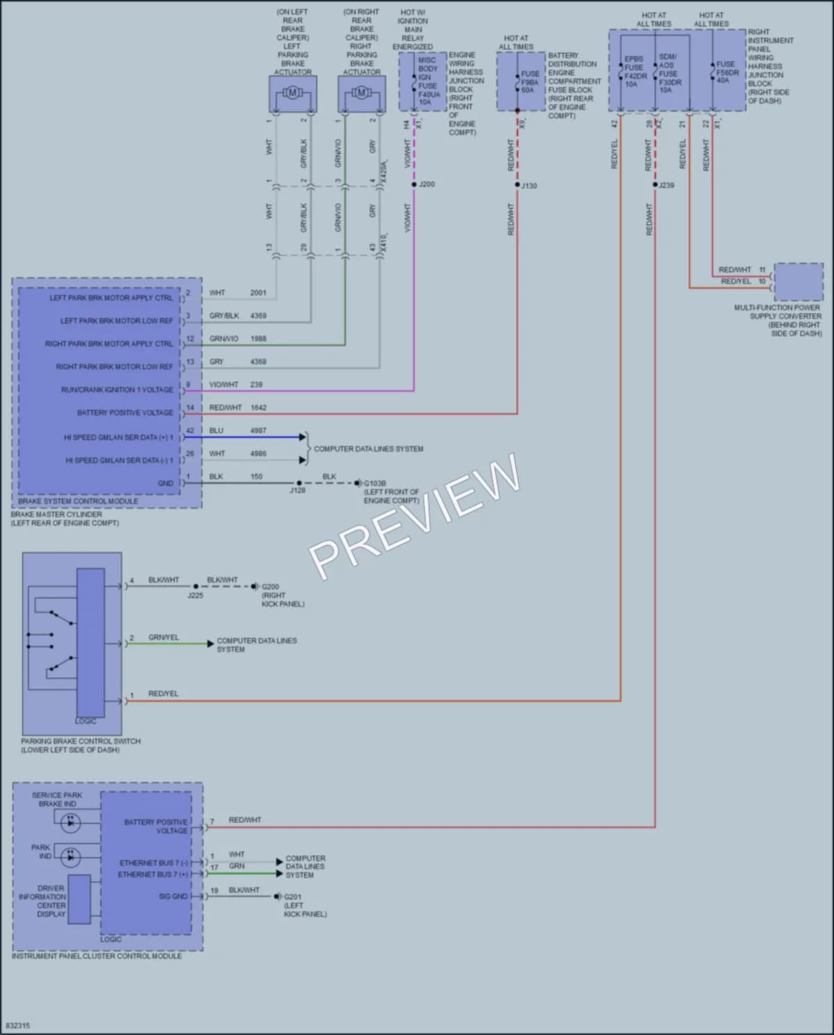 2023 GMC 1500Sierra Shift Interlock wiring diagram preview