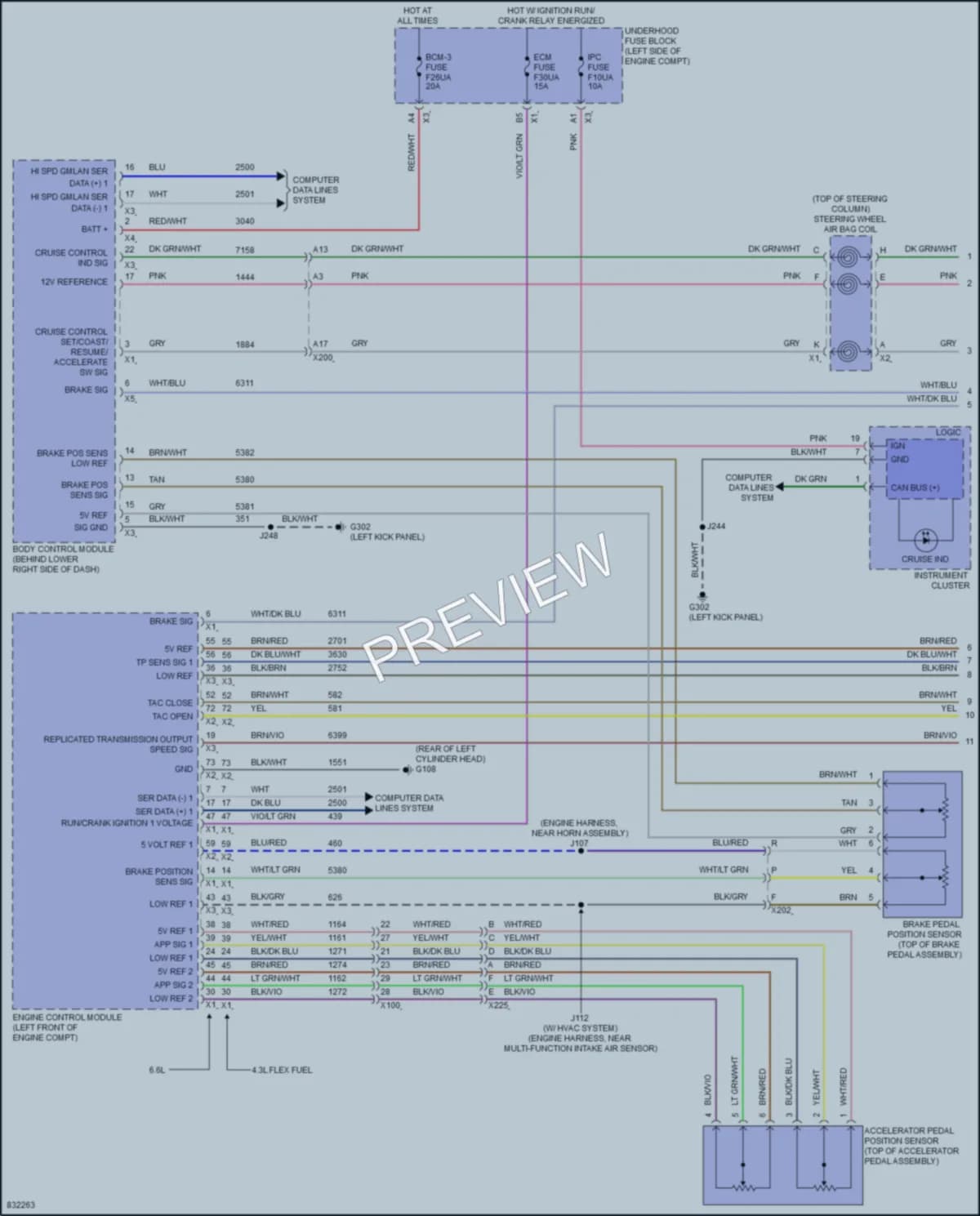 2023 GMC 2500Savana Cruise Control wiring diagram preview