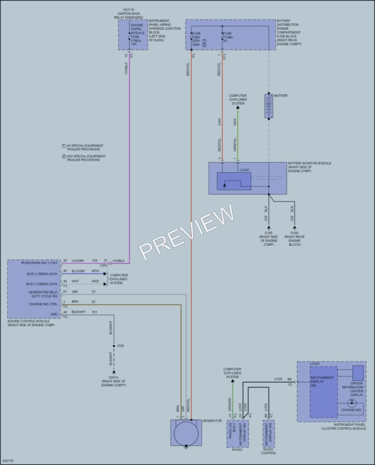 2023 GMC Canyon Starting Charging wiring diagram preview