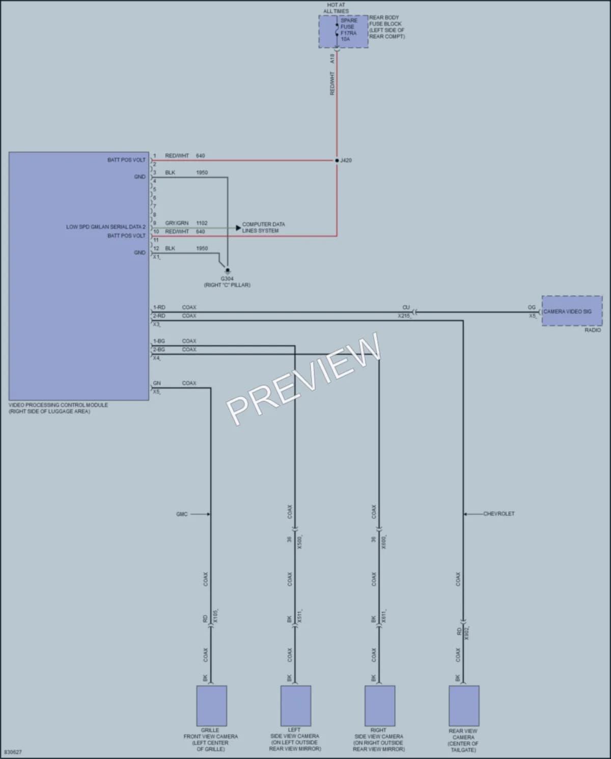2023 GMC Terrain Navigation wiring diagram preview