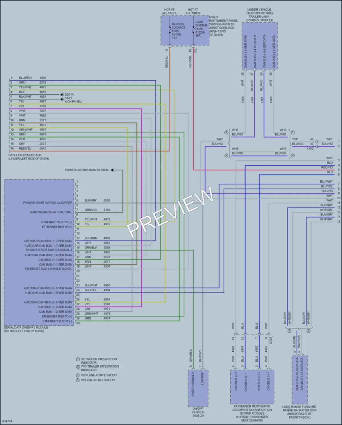 2023 GMC YukonXLDenali Computer Data Lines wiring diagram preview