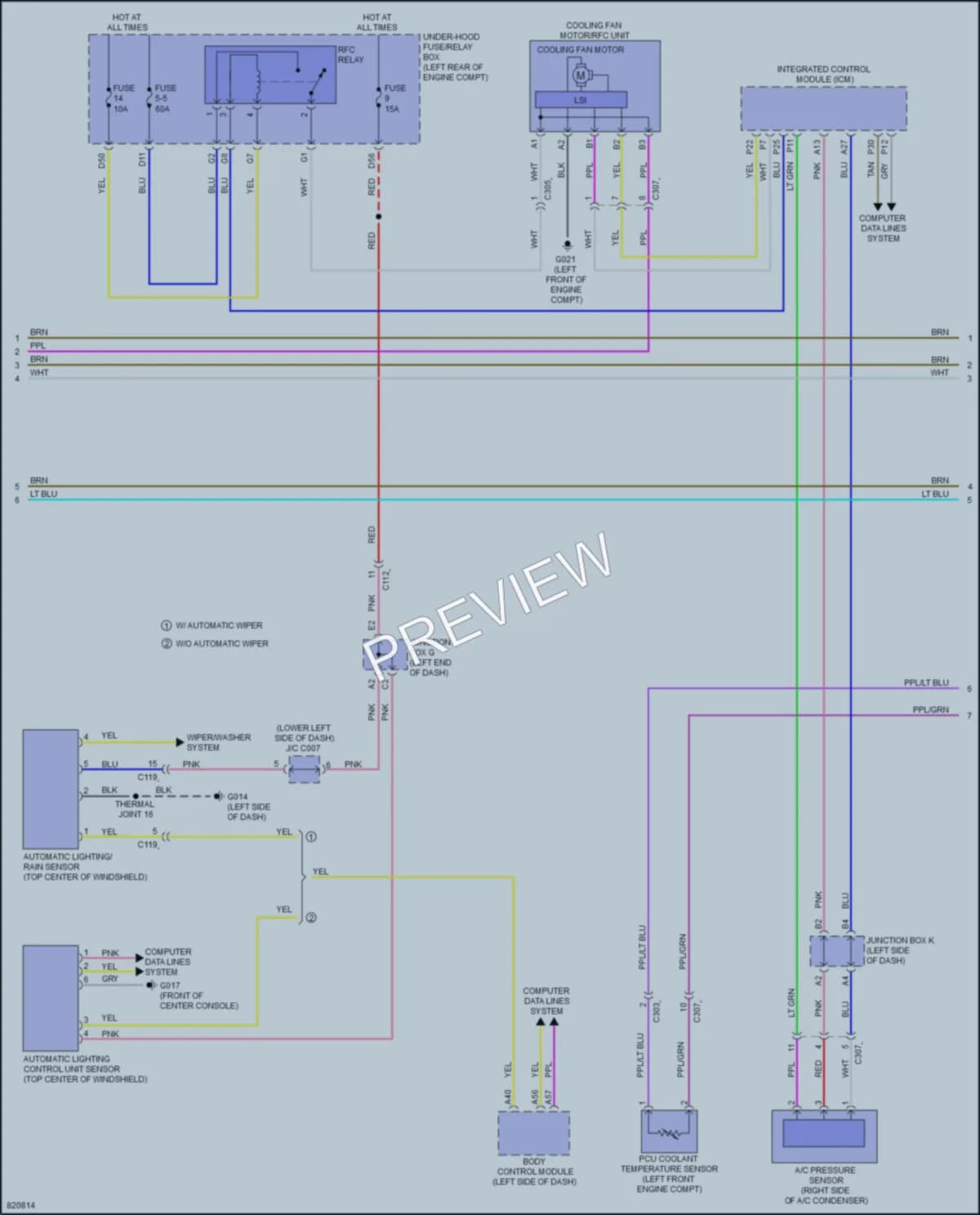 2023 Honda Accord Air Conditioning wiring diagram preview