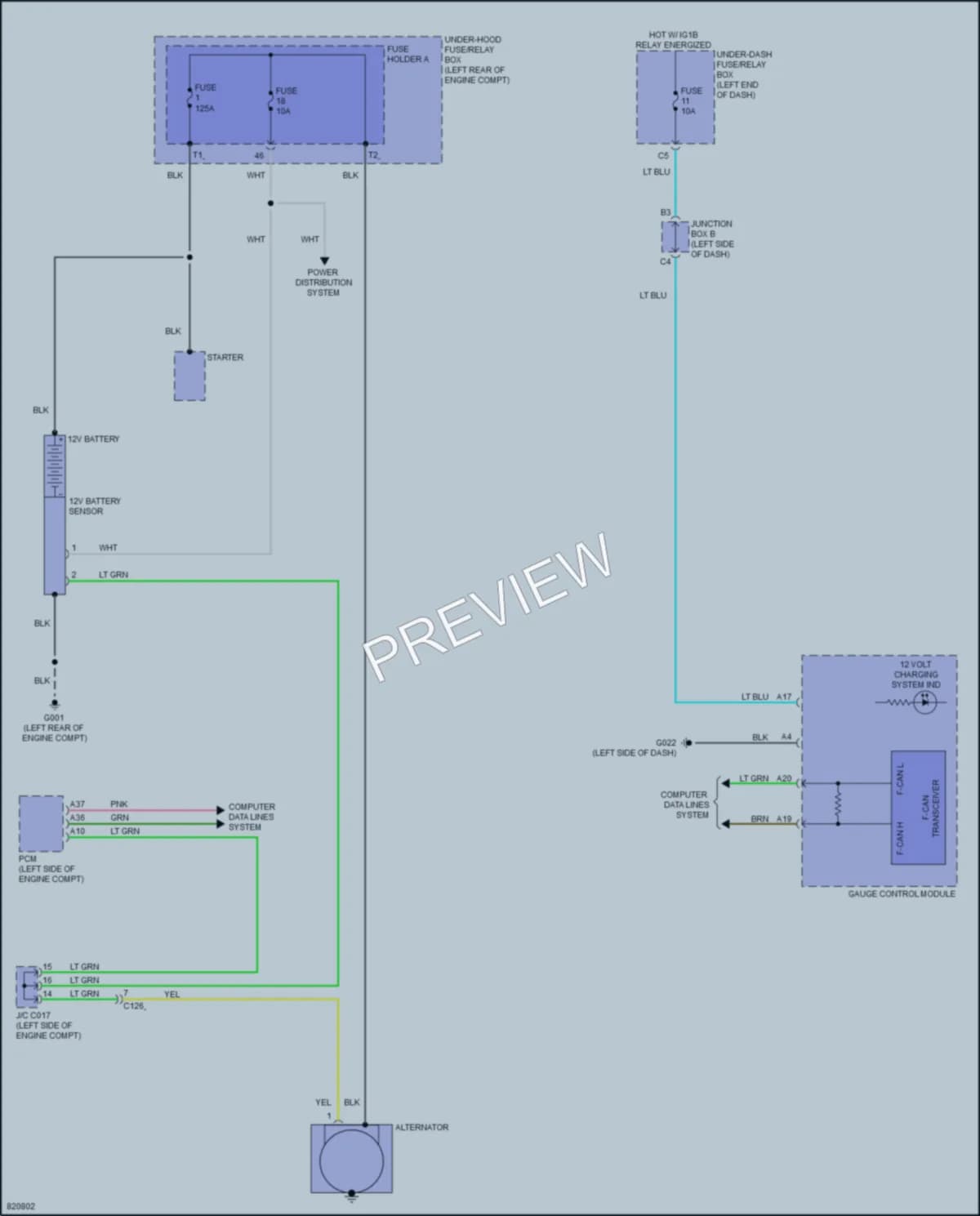 2023 Honda HRV Starting Charging wiring diagram preview