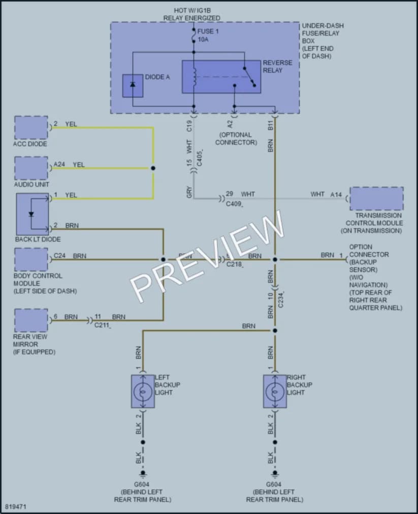 2023 Honda Odyssey Exterior Lights wiring diagram preview