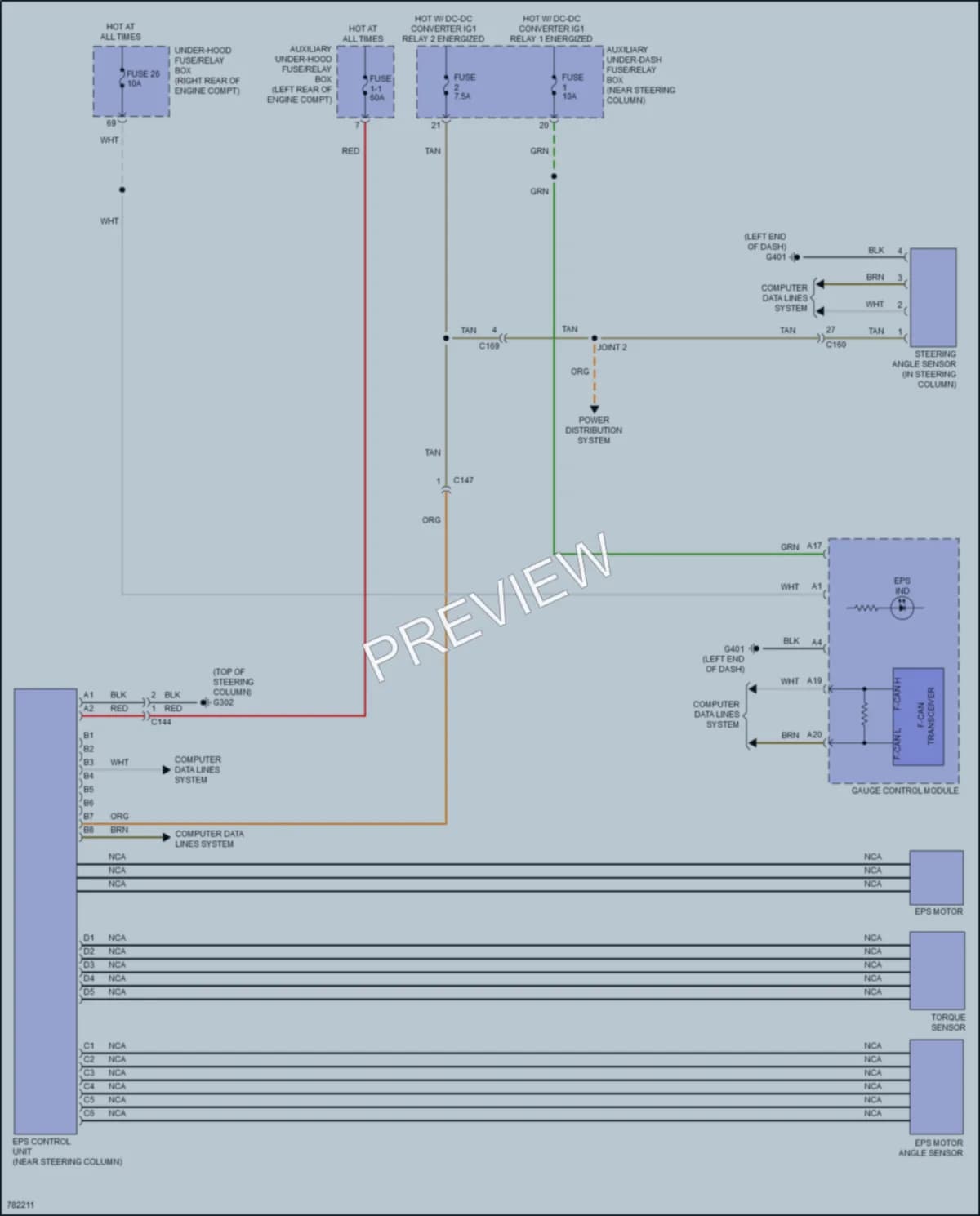 2023 Honda Passport Electronic Power Steering wiring diagram preview