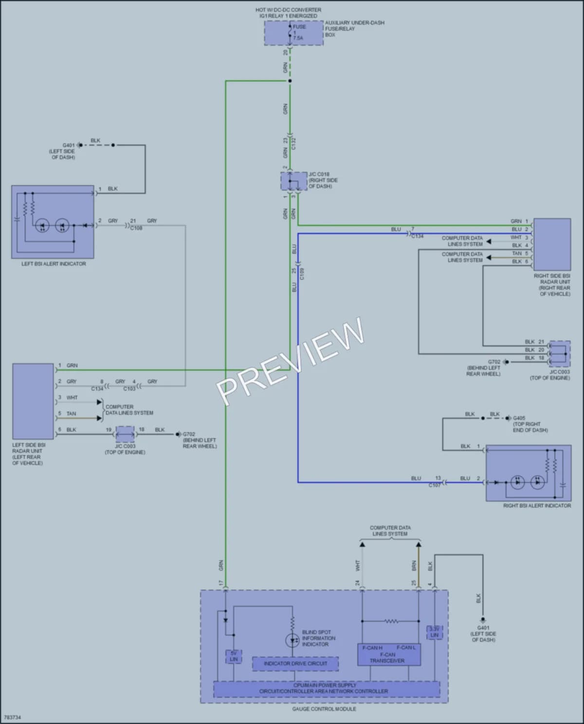 2023 Honda Ridgeline Navigation wiring diagram preview