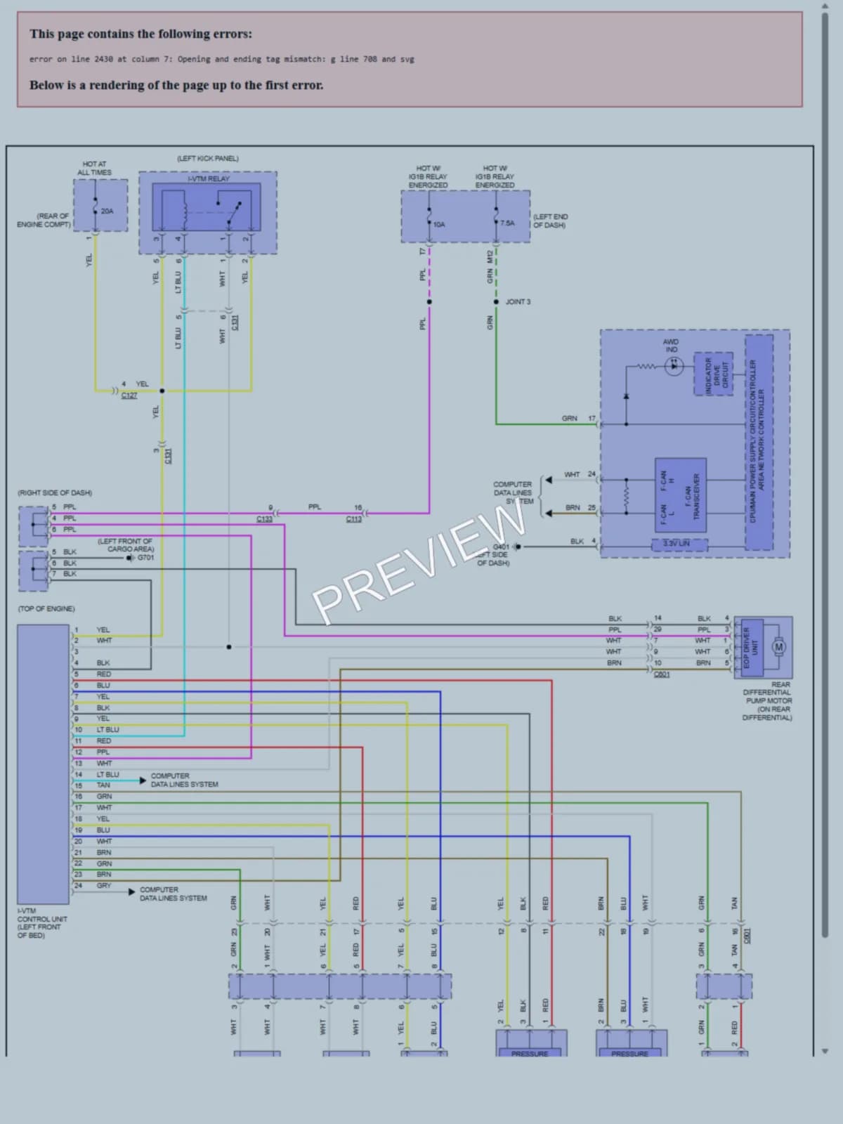 2023 Honda Ridgeline Transmission wiring diagram preview