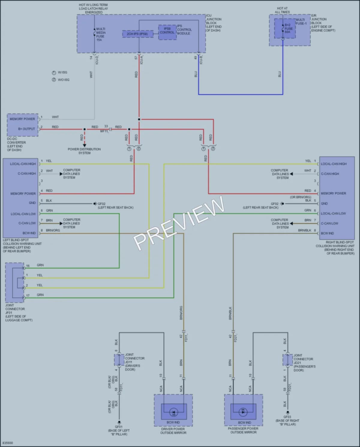 2023 Hyundai ElantraHybrid Navigation wiring diagram preview