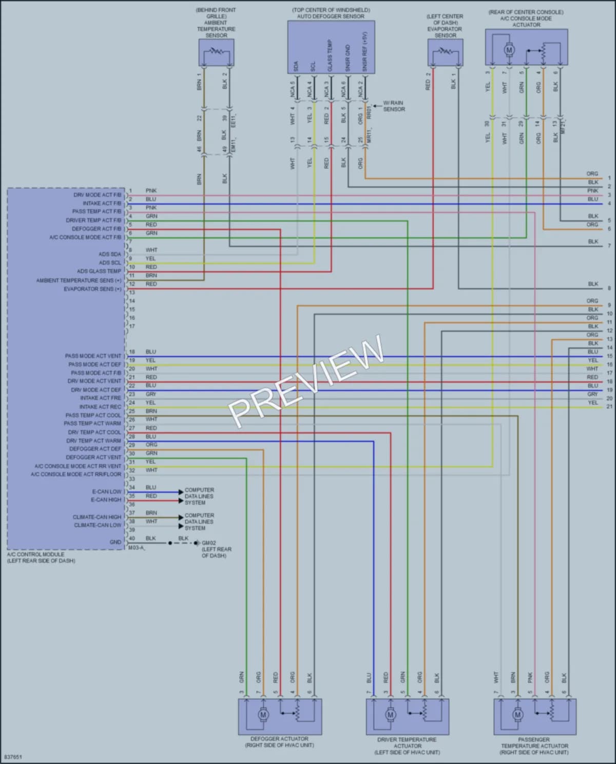2023 Hyundai Ioniq6 Air Conditioning wiring diagram preview
