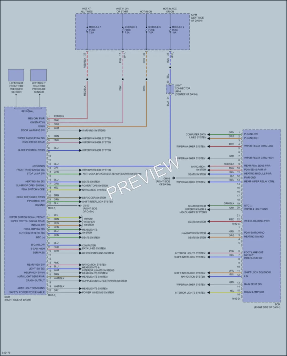 2023 Hyundai Kona Body Control Modules wiring diagram preview
