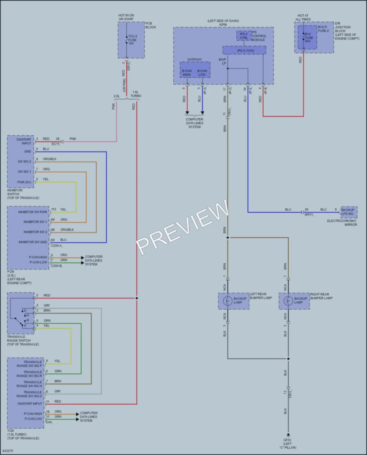 2023 Hyundai Kona Exterior Lights wiring diagram preview