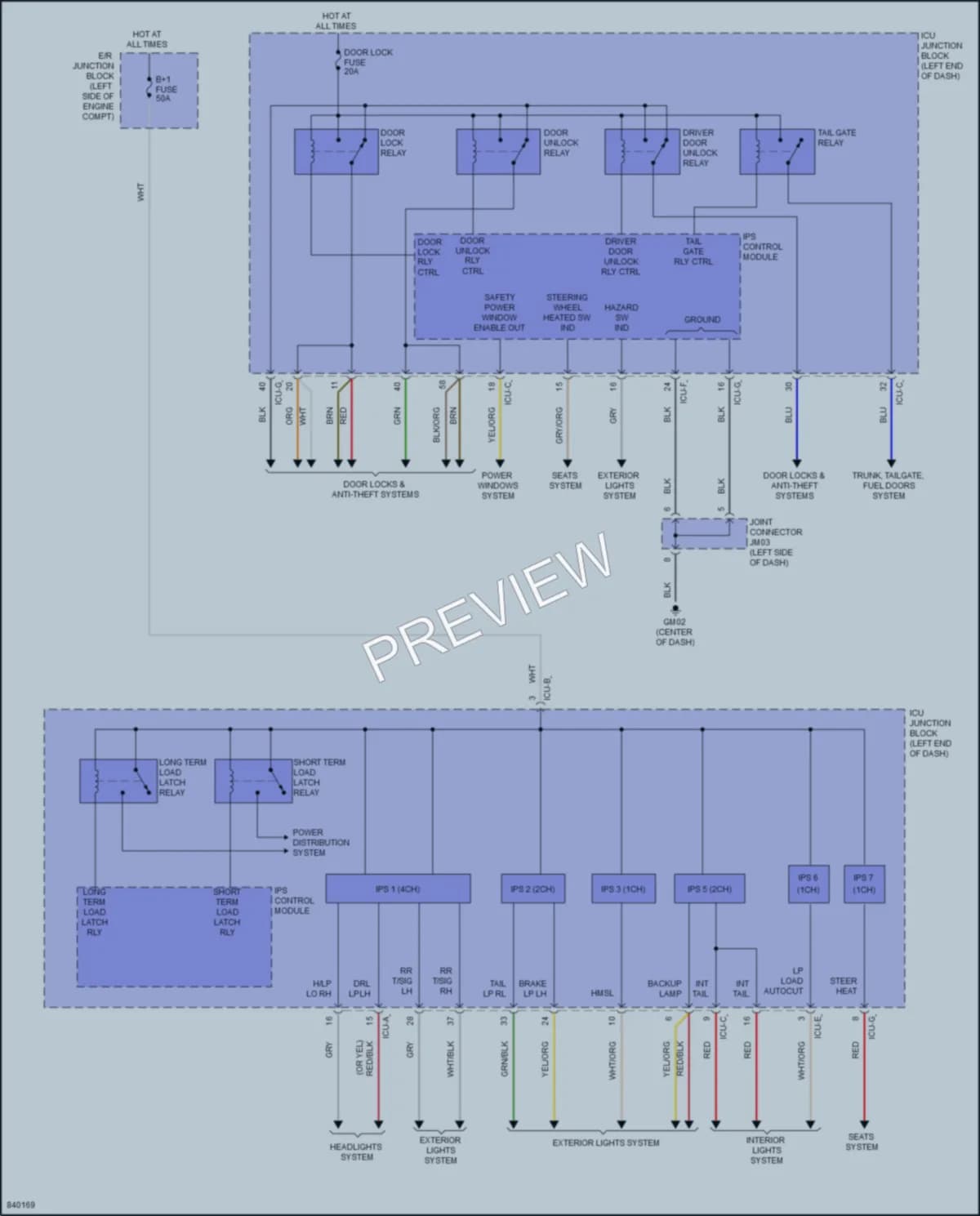 2023 Hyundai SantaFePlugIn Body Control Modules wiring diagram preview