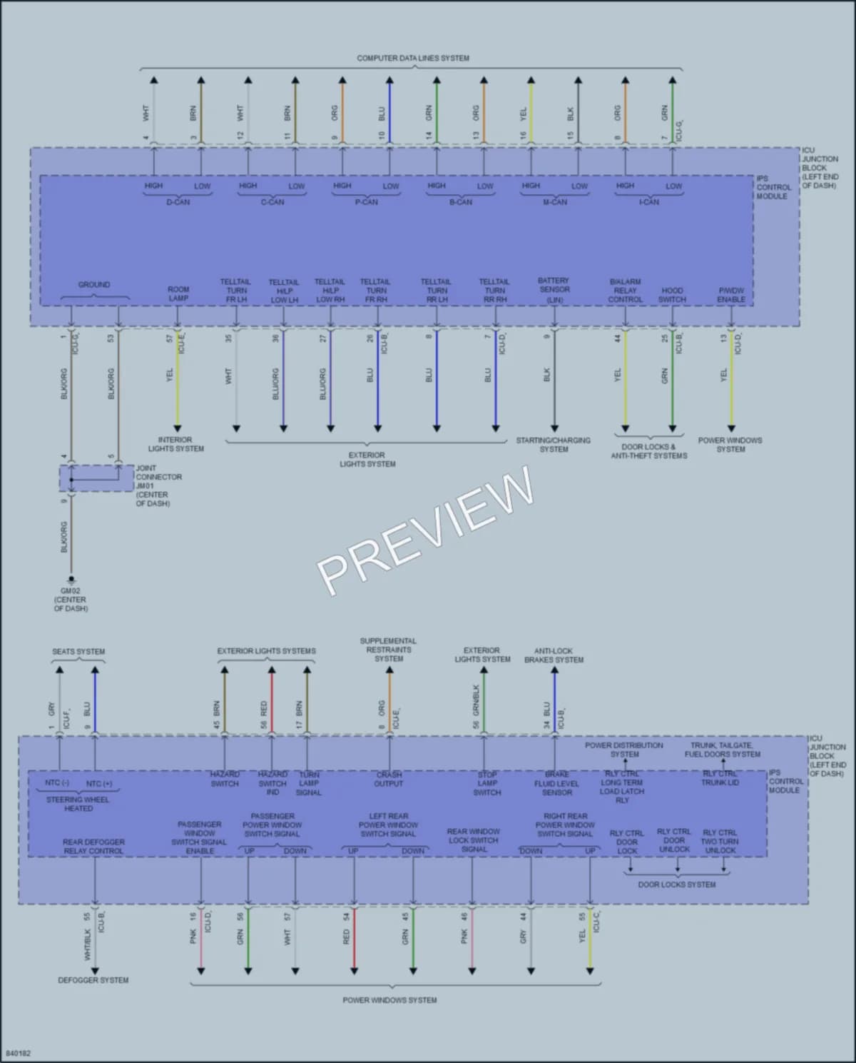 2023 Hyundai SonataHybrid Body Control Modules wiring diagram preview