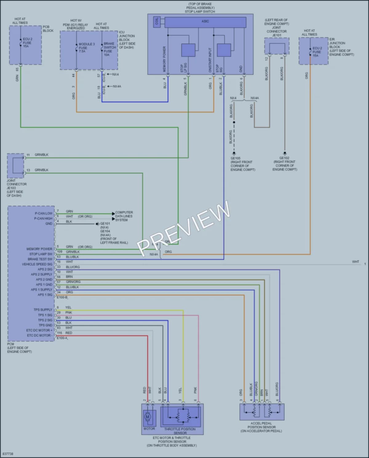 2023 Hyundai TucsonPlugIn Cruise Control wiring diagram preview
