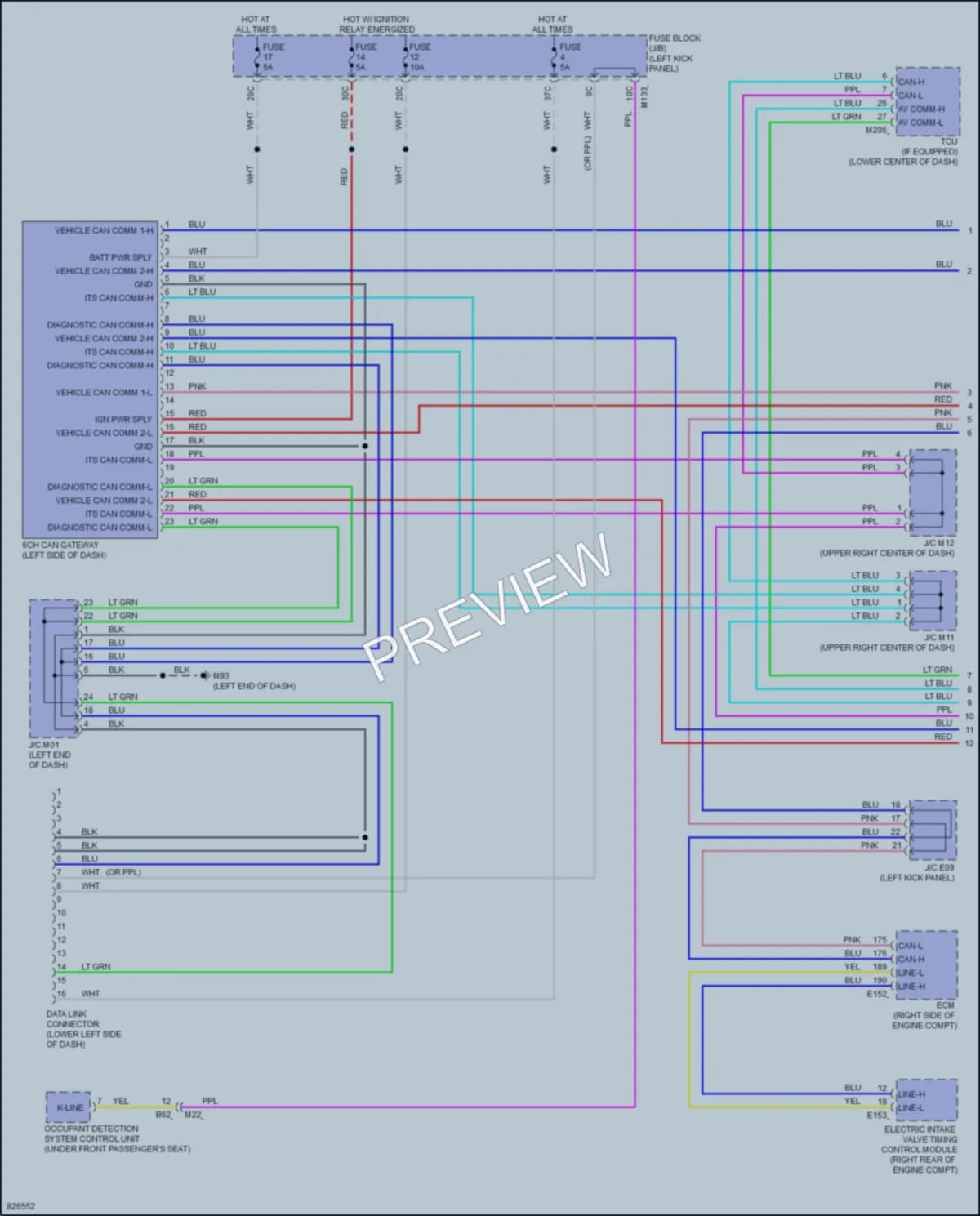 2023 Infiniti Q50 Computer Data Lines wiring diagram preview