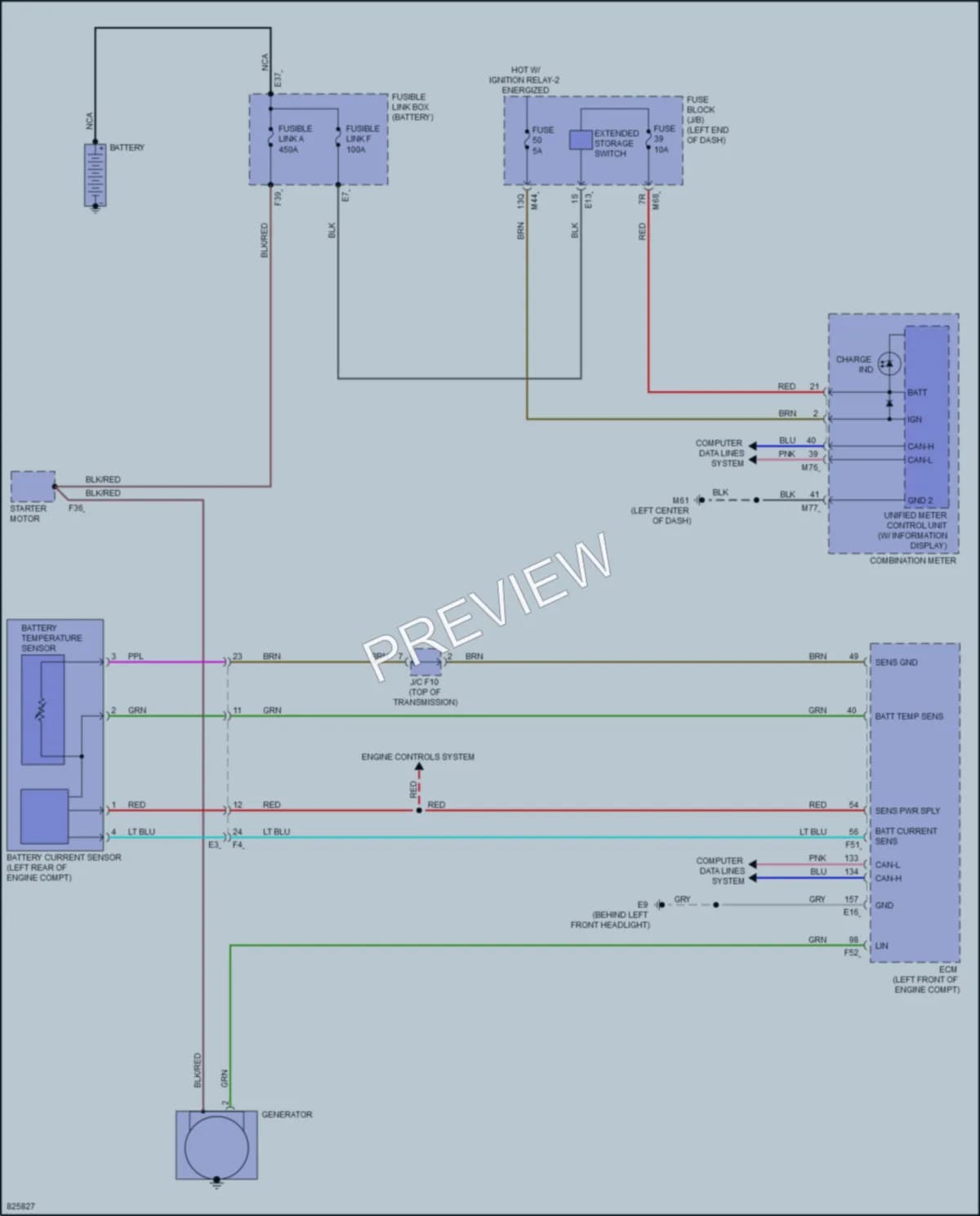2023 Infiniti QX50 Starting Charging wiring diagram preview