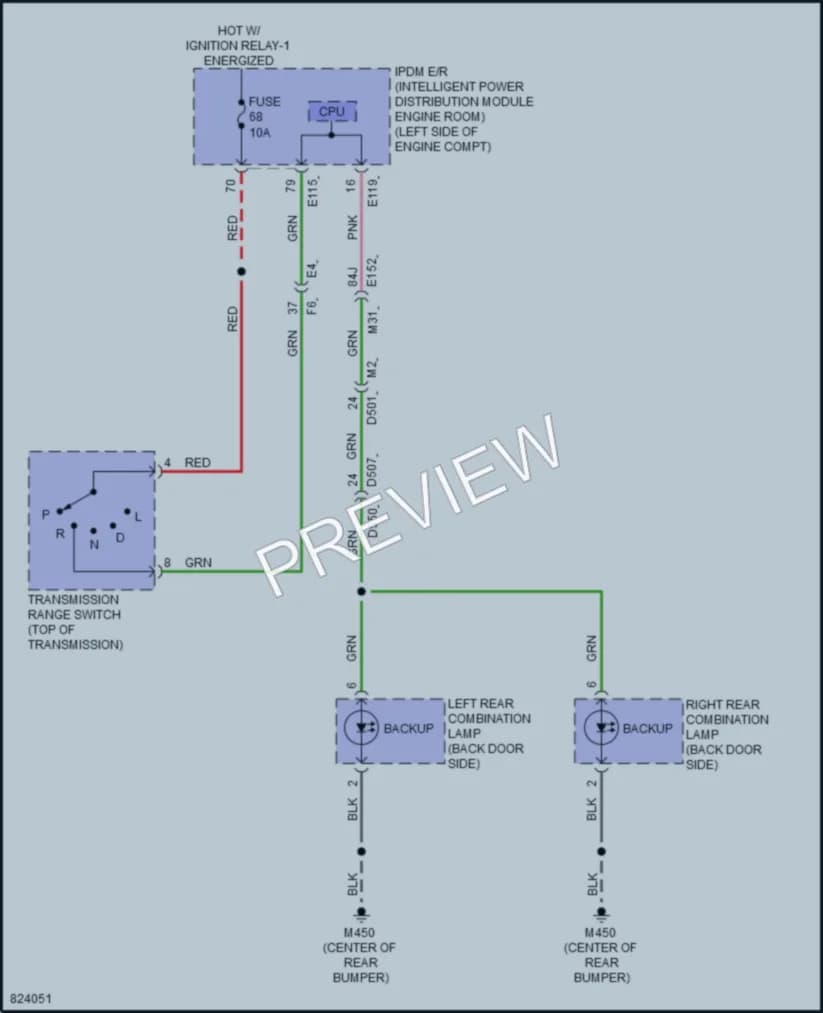 2023 Infiniti QX55 Exterior Lights wiring diagram preview