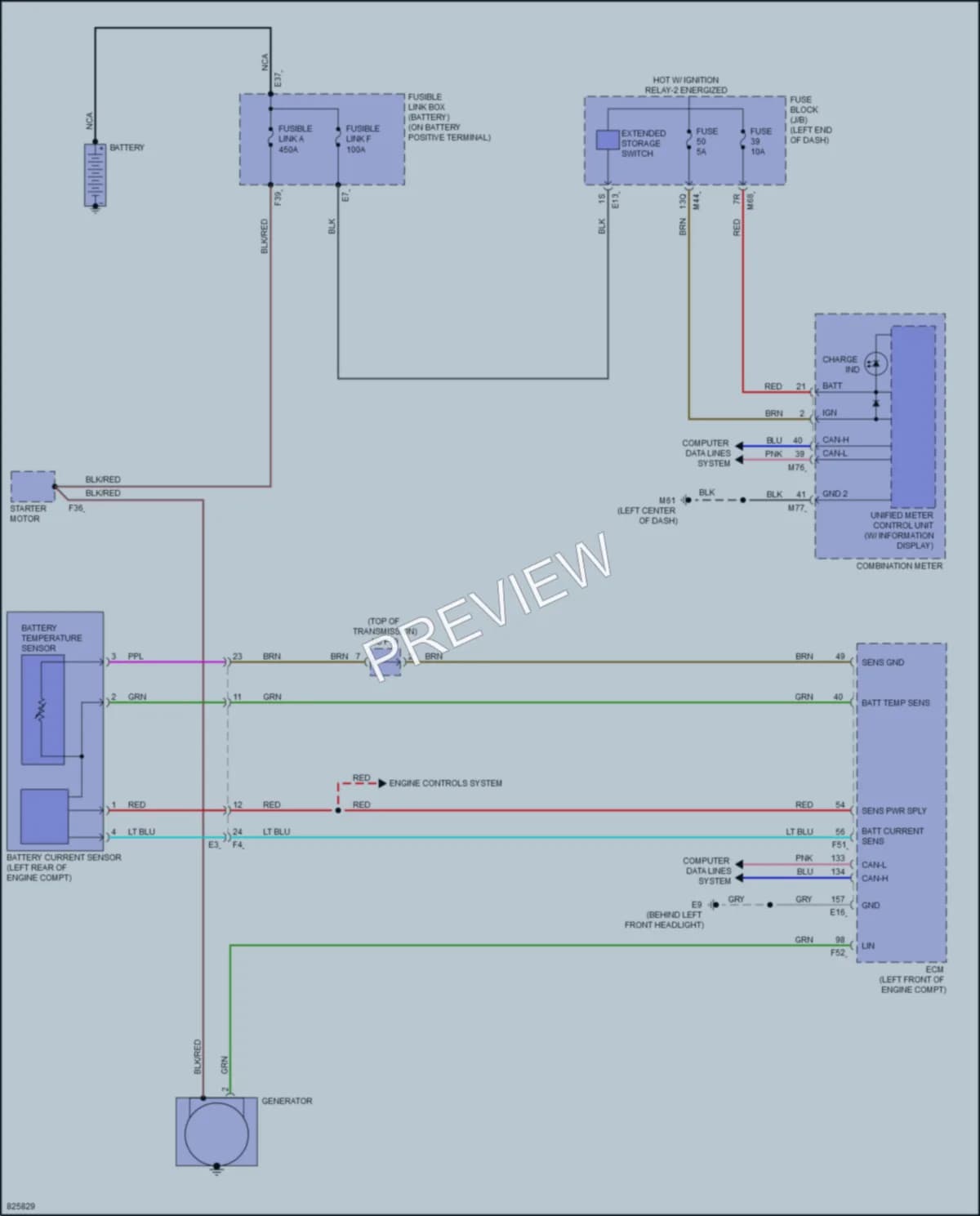 2023 Infiniti QX55 Starting Charging wiring diagram preview