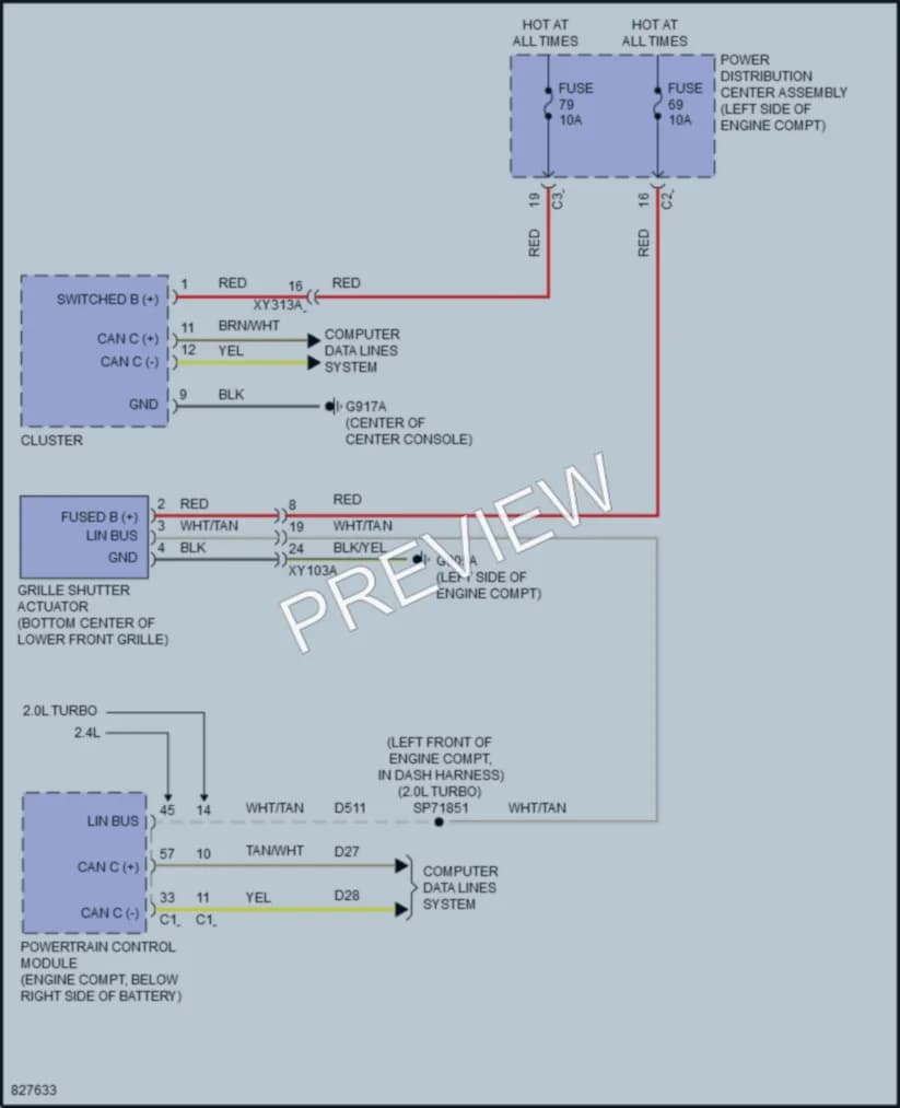 2023 Jeep Cherokee Active Bodyworks wiring diagram preview