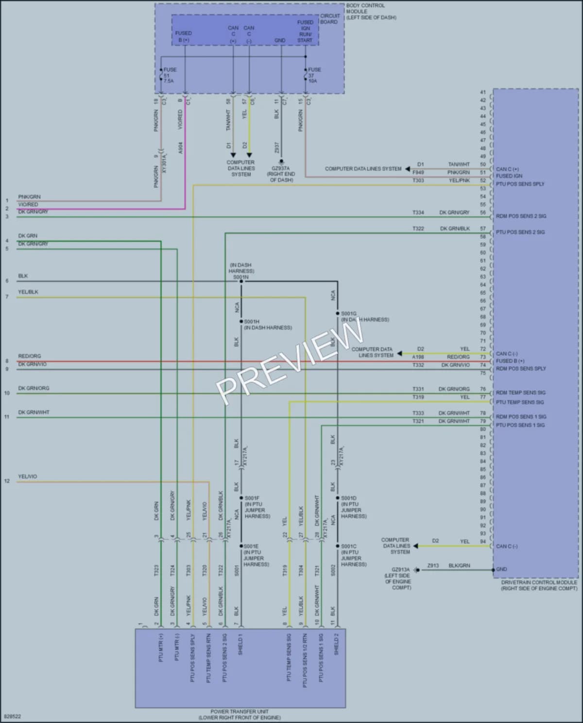 2023 Jeep Compass Transmission wiring diagram preview