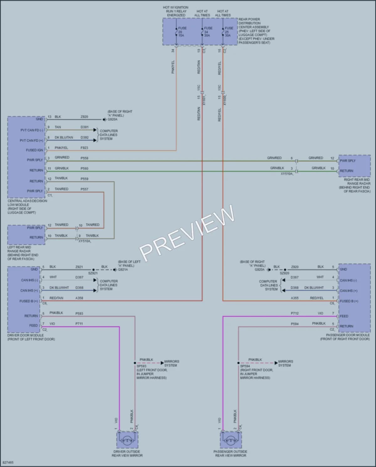 2023 Jeep GrandCherokeeL Navigation wiring diagram preview