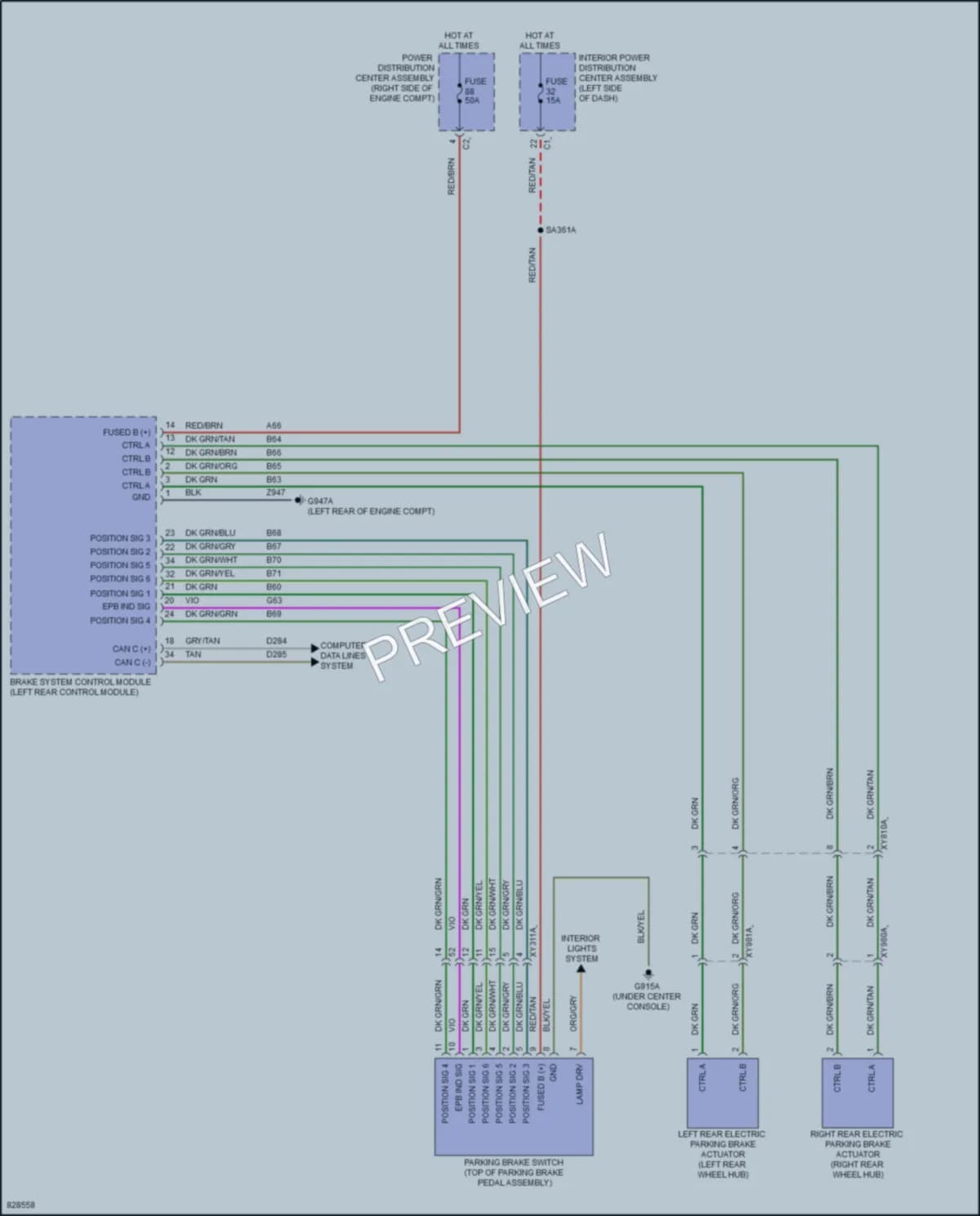 2023 Jeep GrandCherokeeL Shift Interlock wiring diagram preview