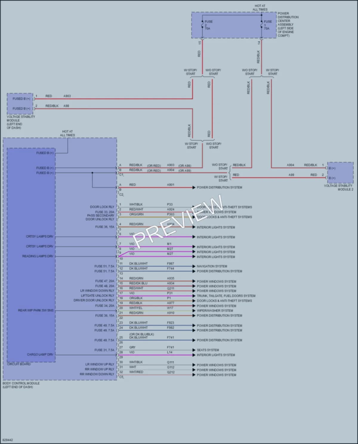 2023 Jeep Renegade Body Control Modules wiring diagram preview