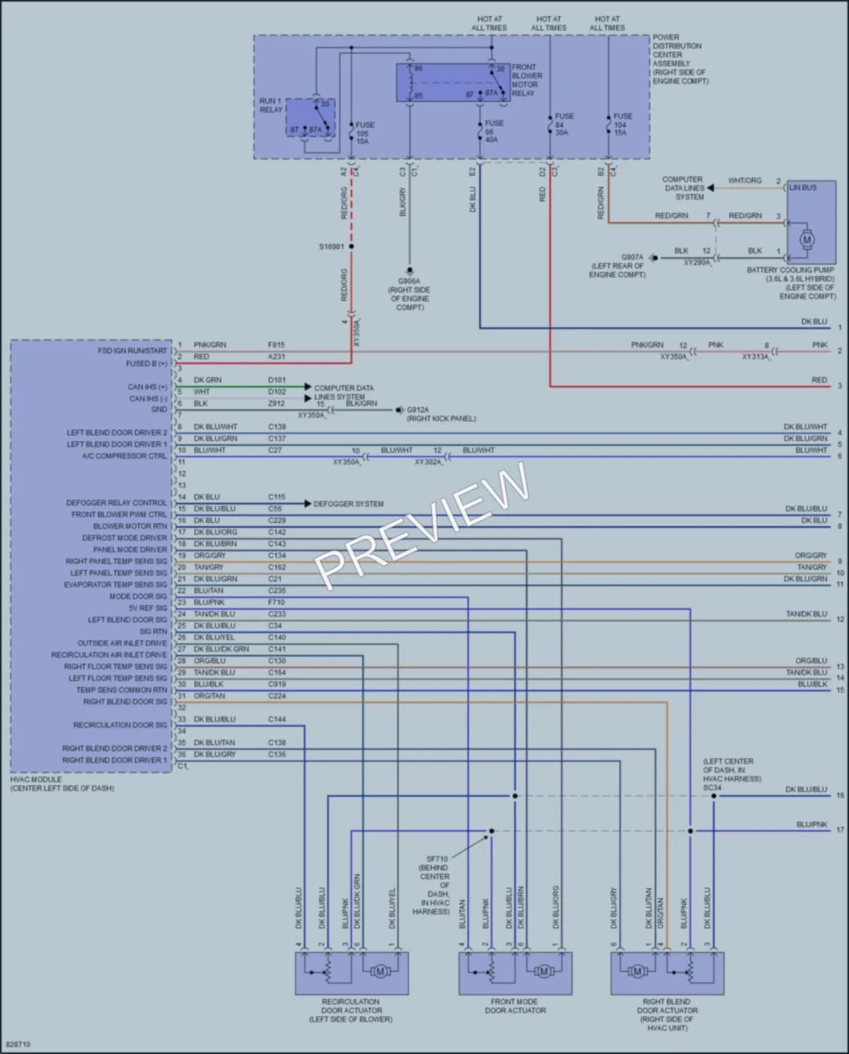 2023 Jeep Wrangler Air Conditioning wiring diagram preview