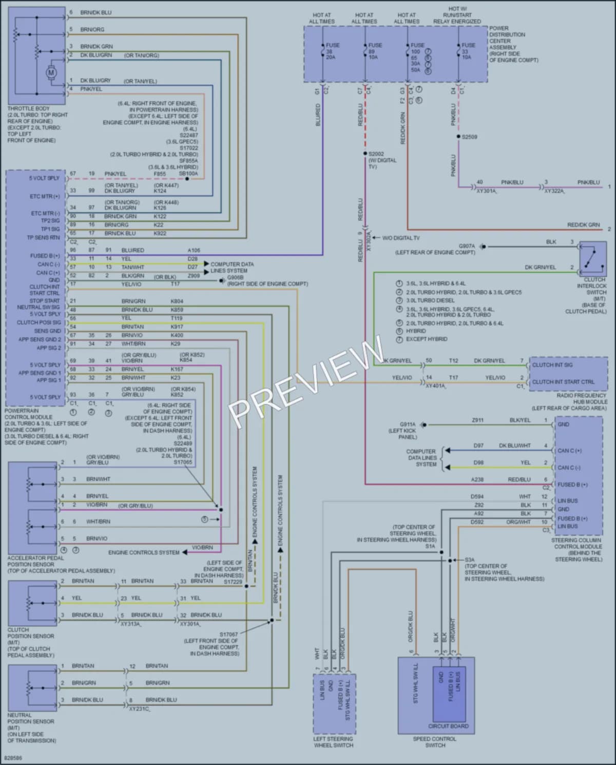 2023 Jeep WranglerUnlimited Cruise Control wiring diagram preview